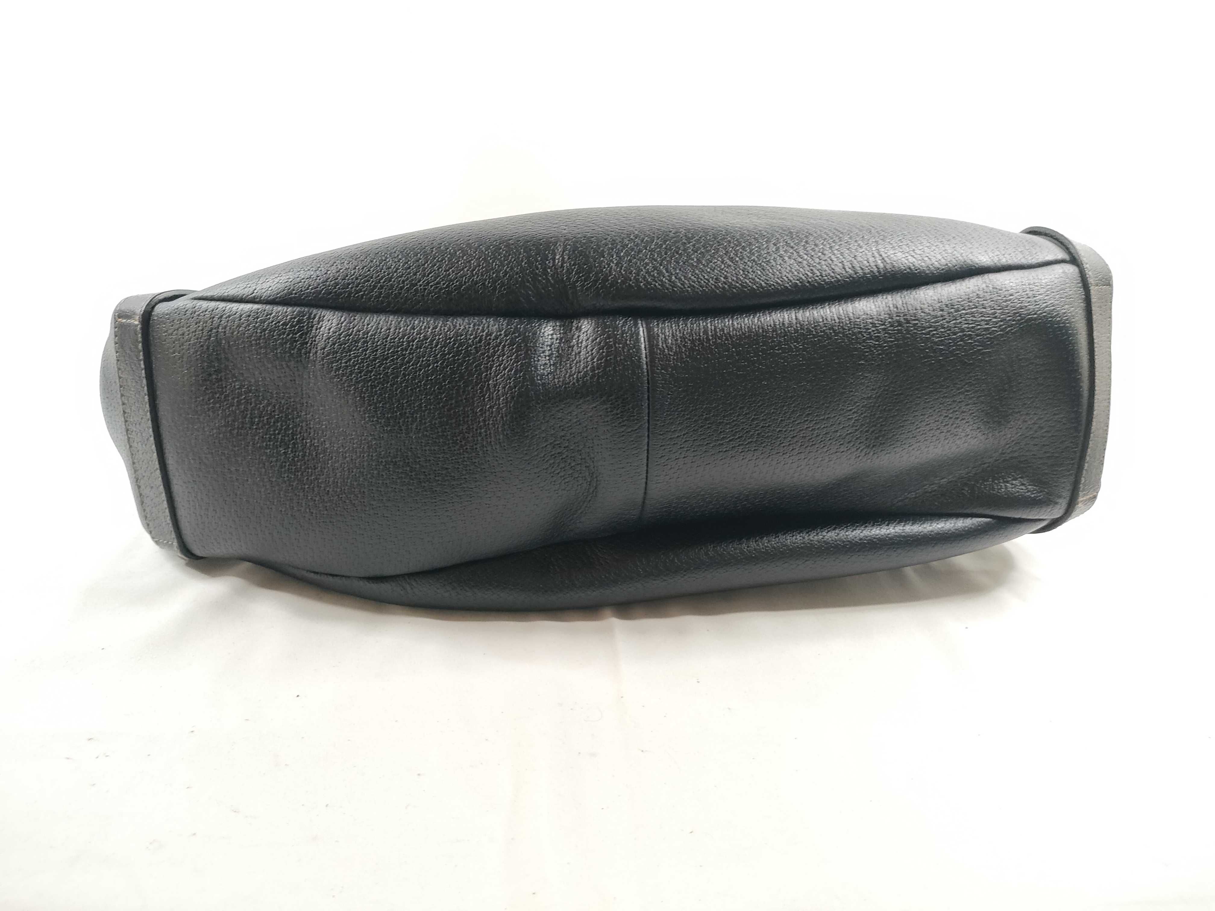 Abbey Leather Tote Bag, Black — view 4