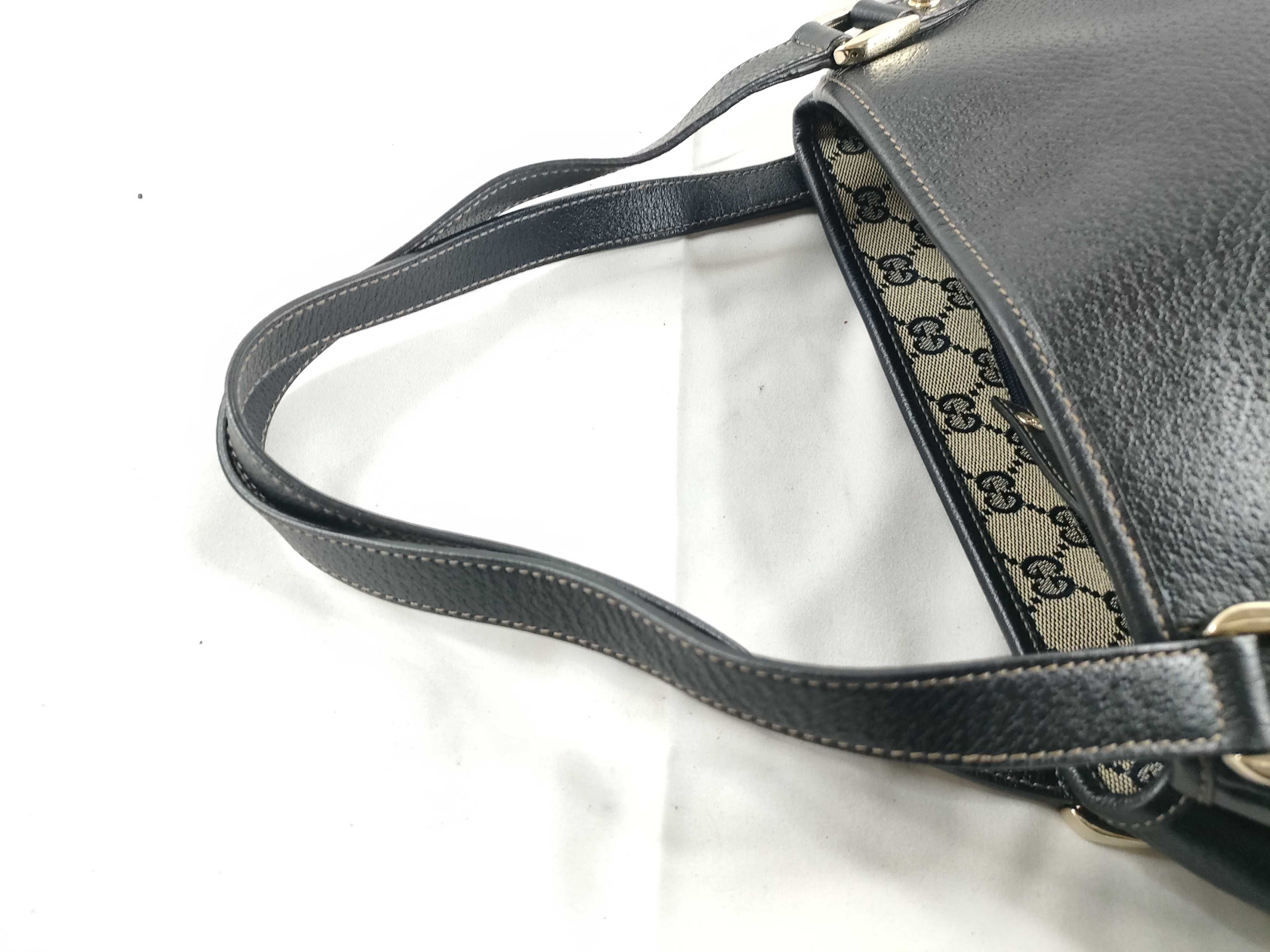 Abbey Leather Tote Bag, Black — view 6