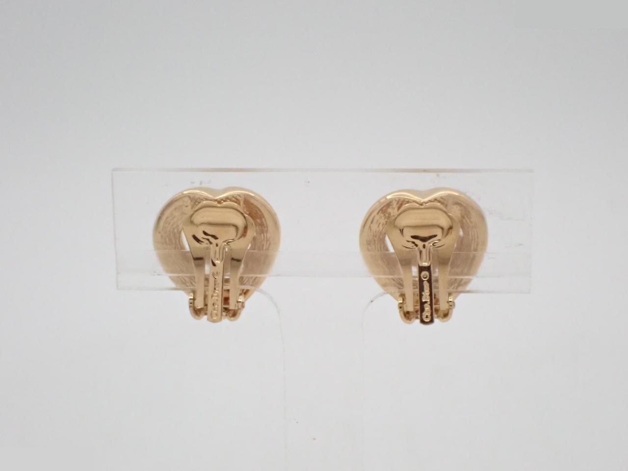 Gold earrings — view 2