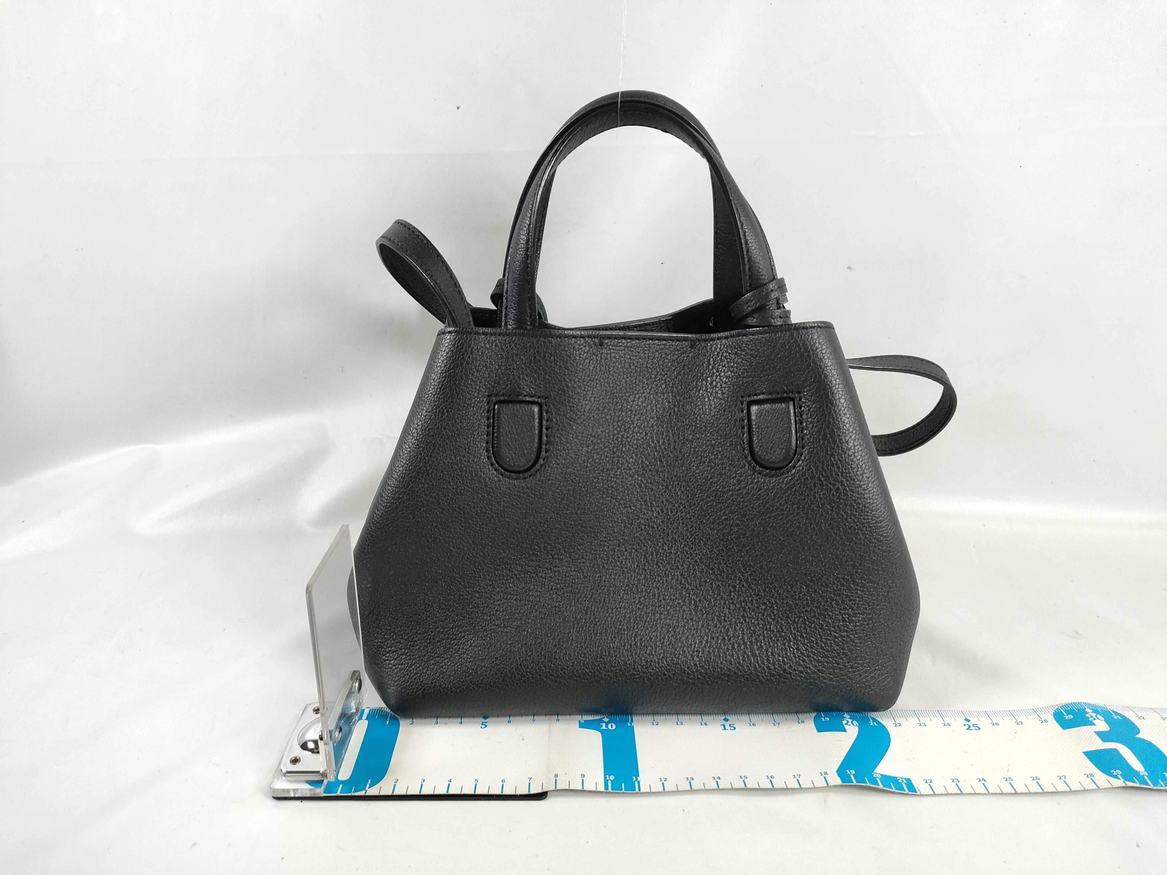 Blossom Small Leather Tote Bag with Charm (Handbag) — view 2