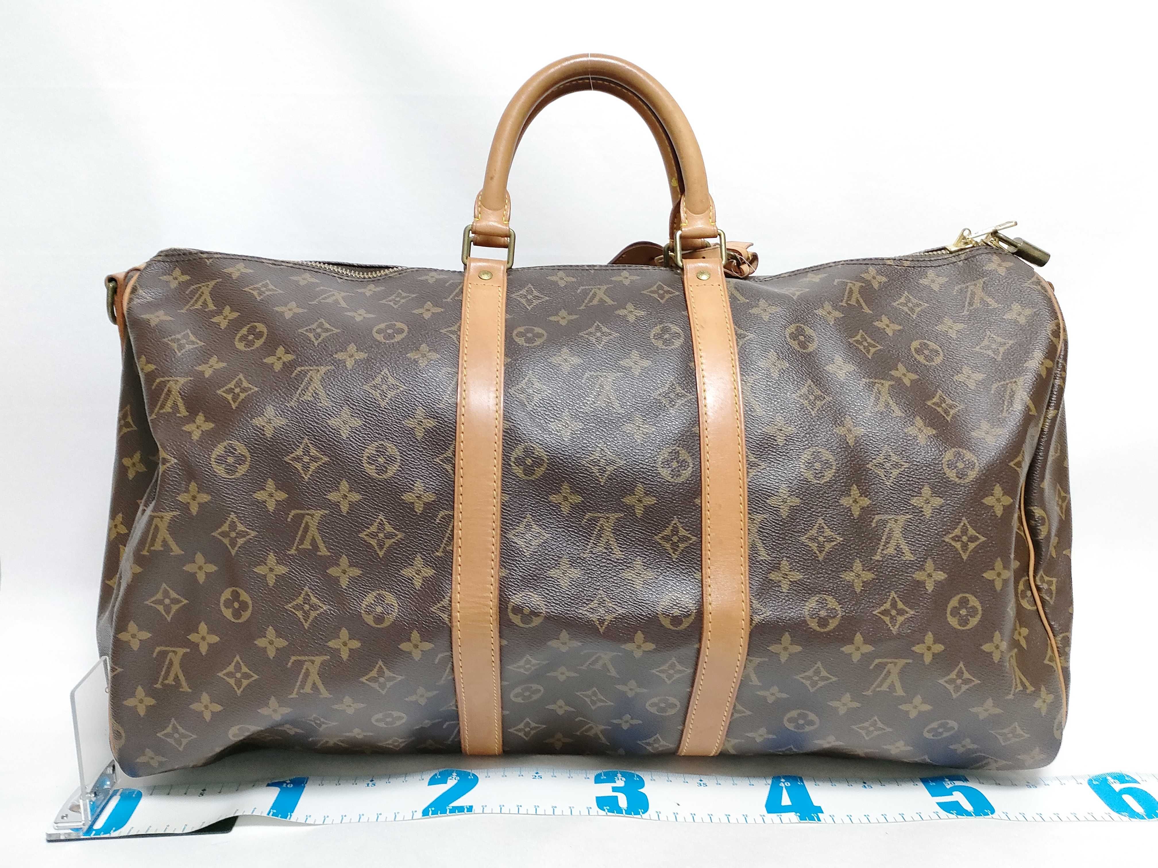 Monogram Vuitton Keepall Bandoulière Boston Bag — view 2