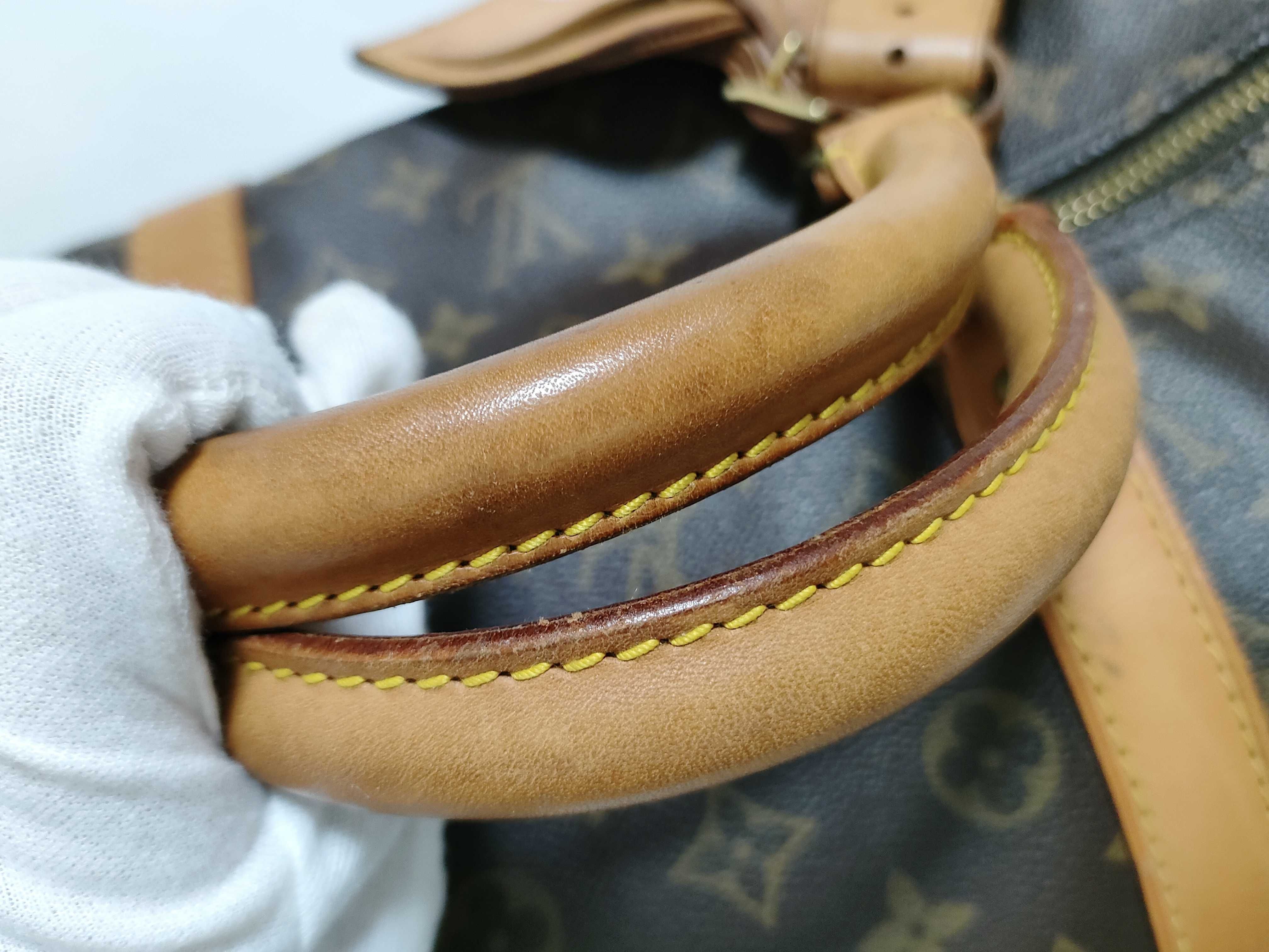 Monogram Vuitton Keepall Bandoulière Boston Bag — view 4