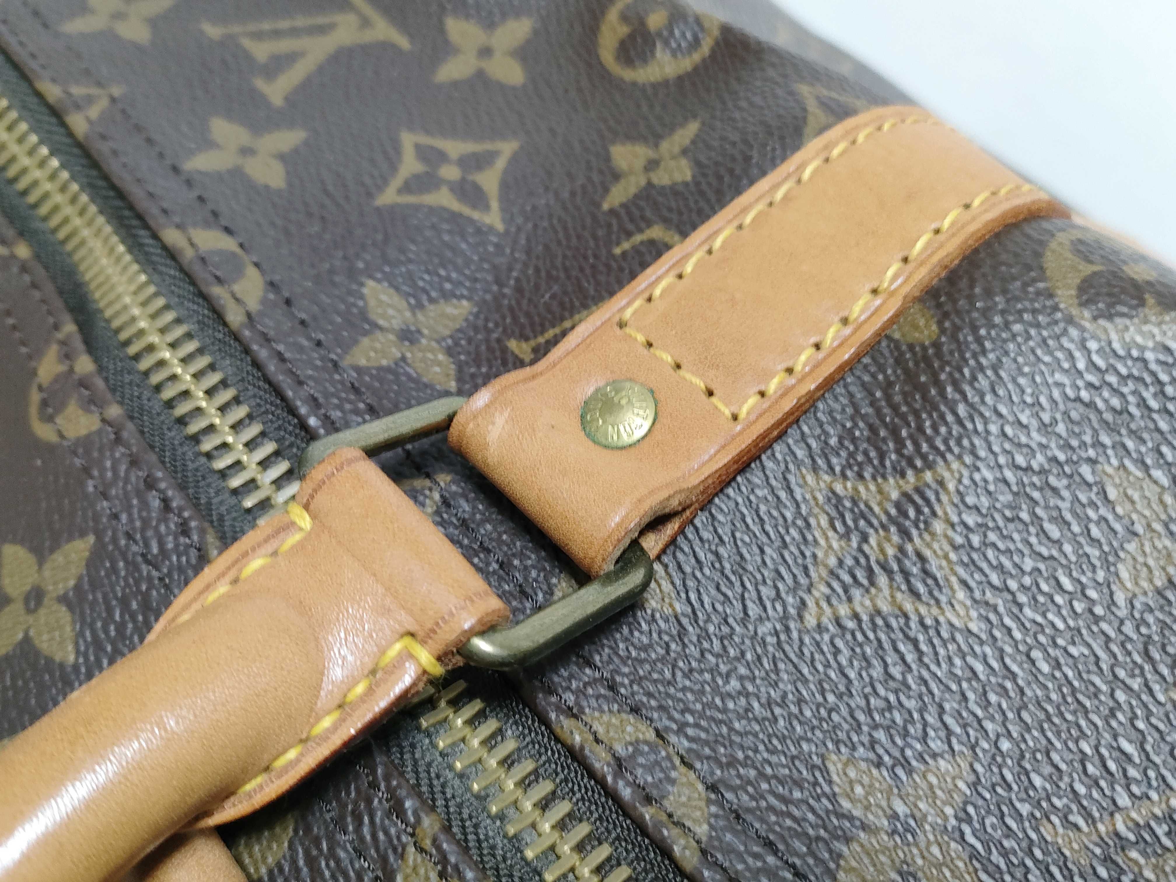 Monogram Vuitton Keepall Bandoulière Boston Bag — view 5
