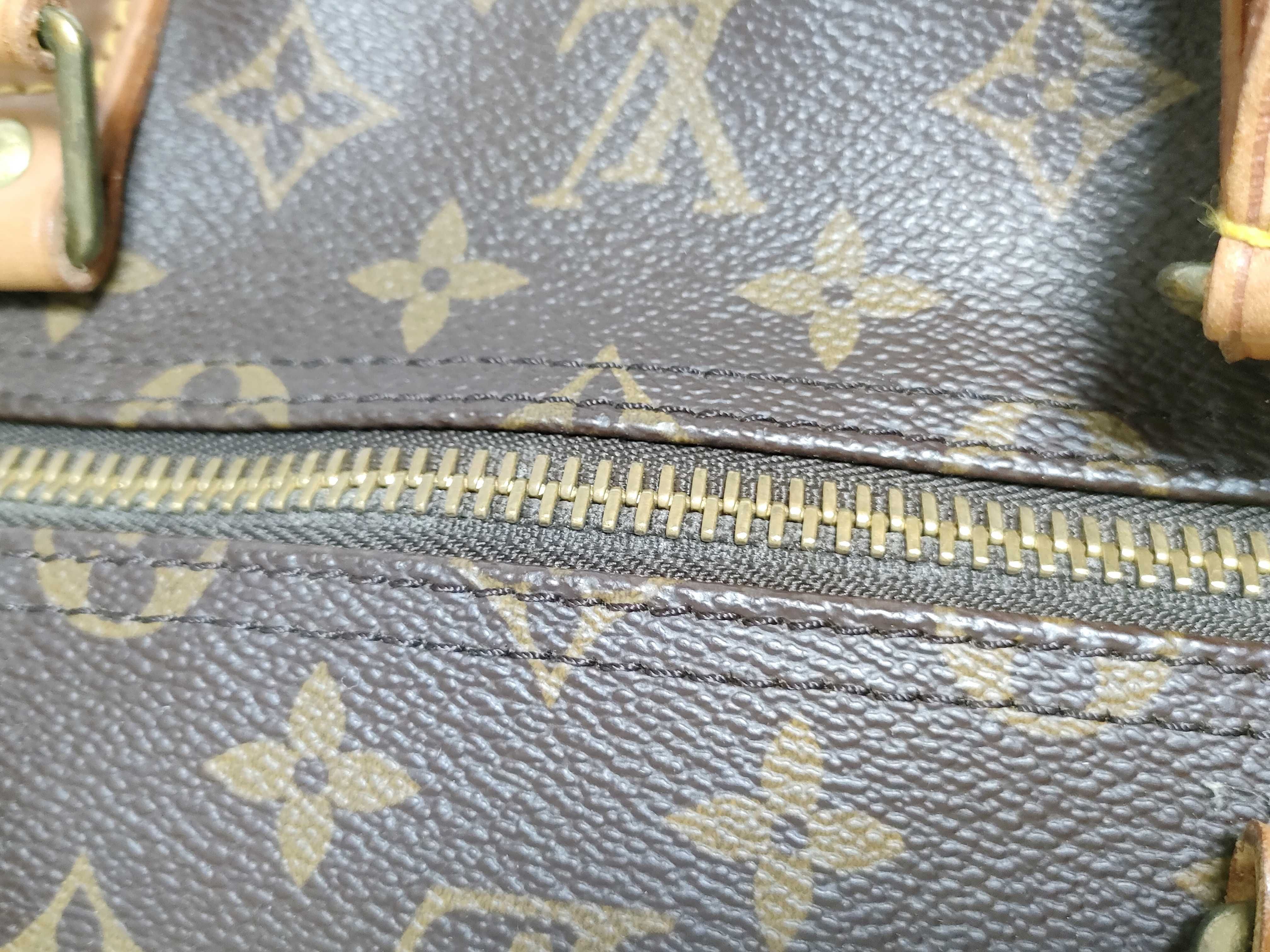 Monogram Vuitton Keepall Bandoulière Boston Bag — view 7