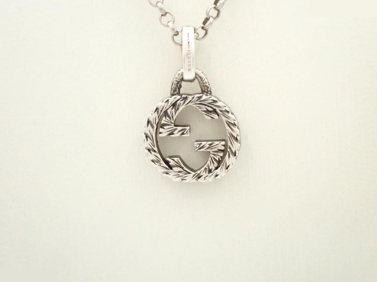 Interlocking G necklace, chain approximately 50cm, 7.0g