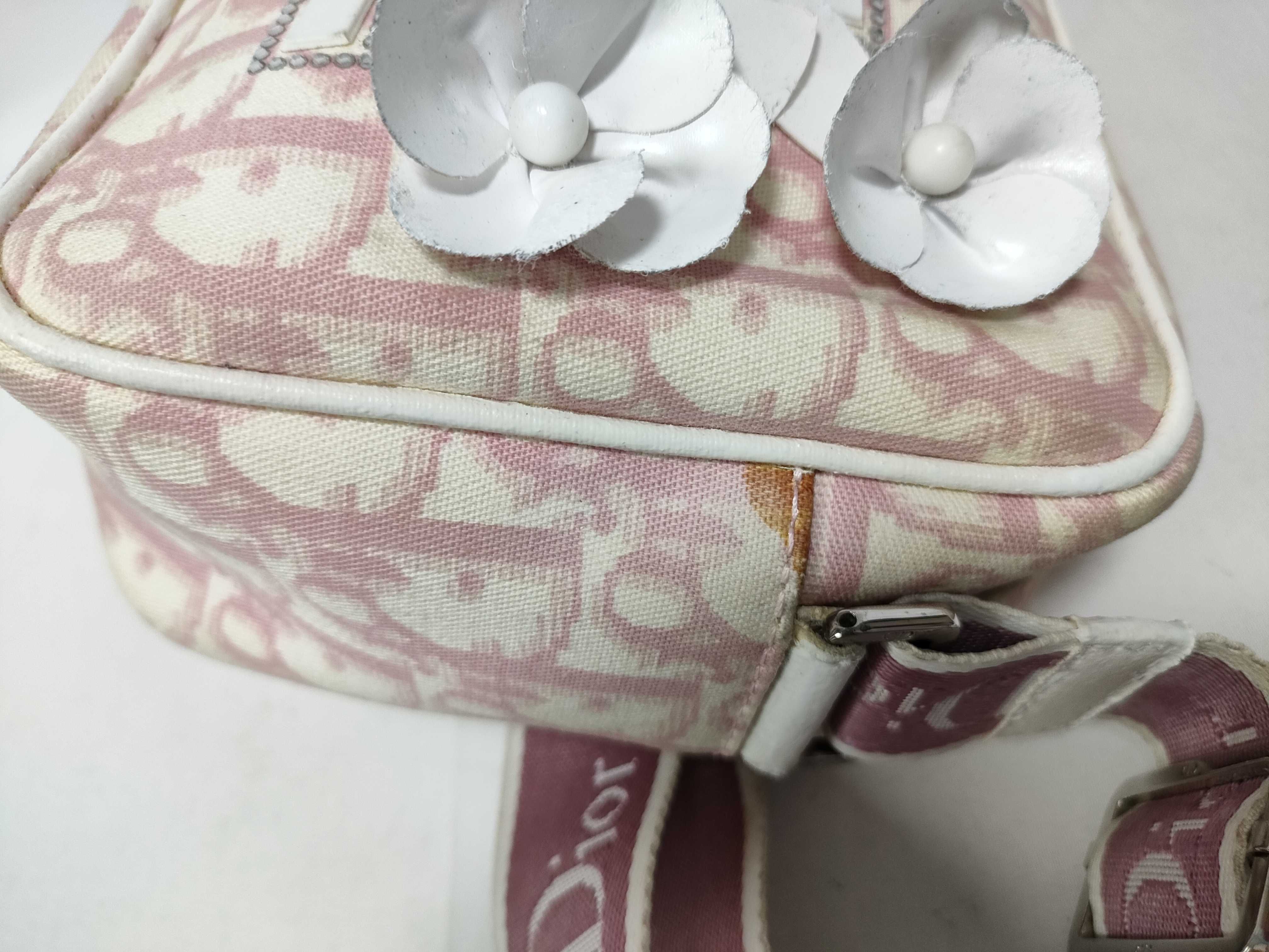 Trotter Christian Trotter No.1 Flower Pearl Rhinestone Shoulder Bag Pink — view 7