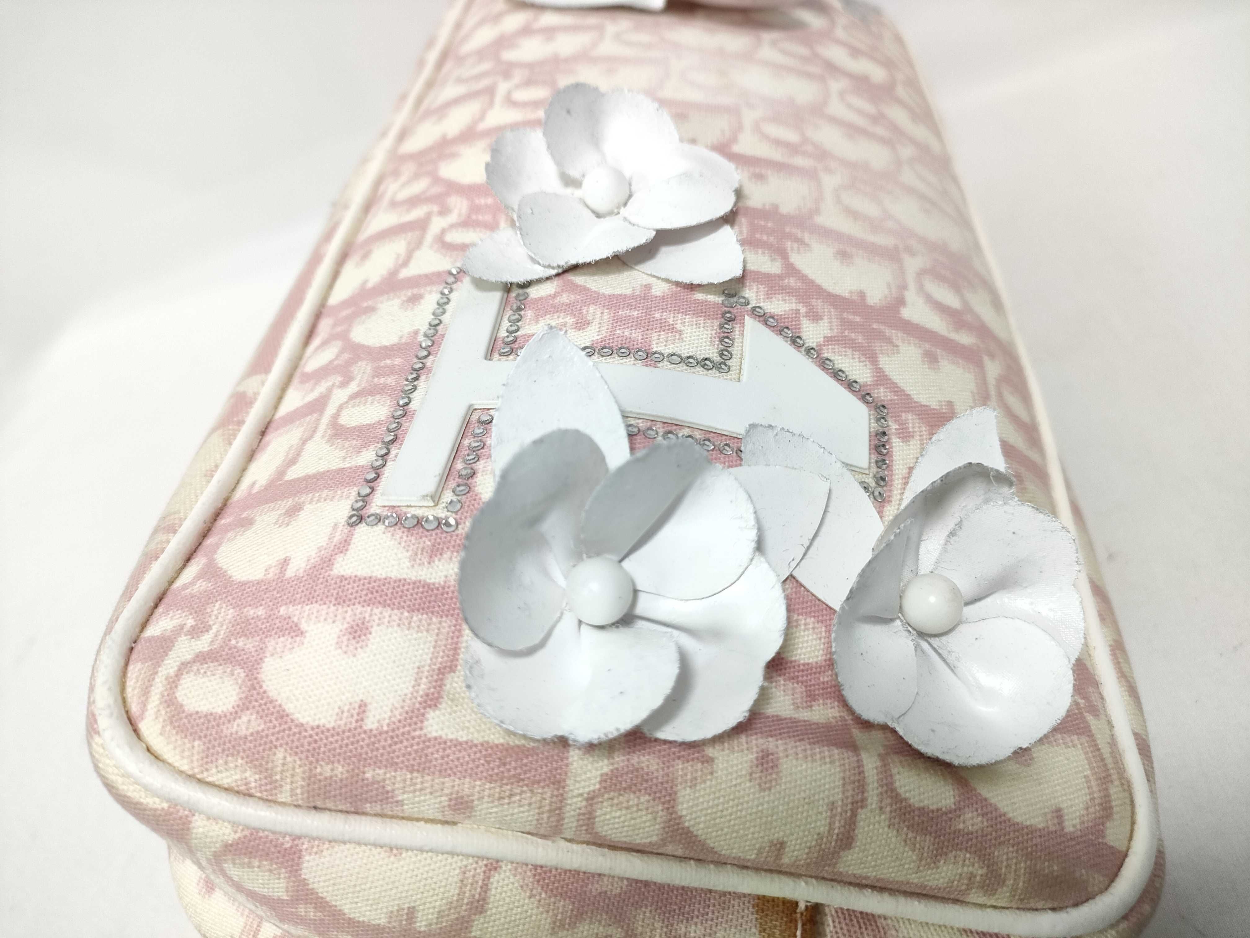 Trotter Christian Trotter No.1 Flower Pearl Rhinestone Shoulder Bag Pink — view 8