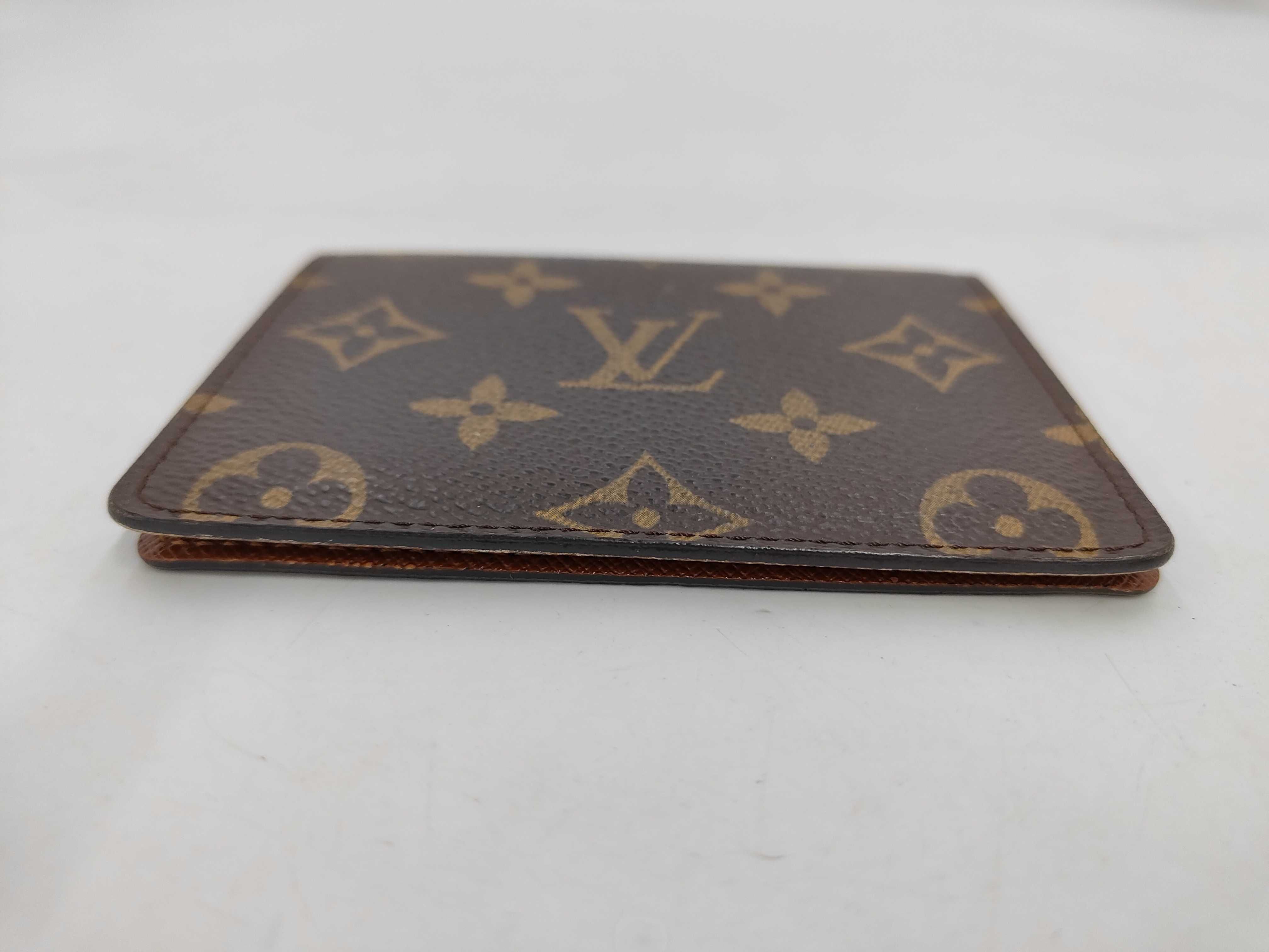 Monogram Louis Vuitton Monogram Pass Case 0908-2 Card Case — view 3