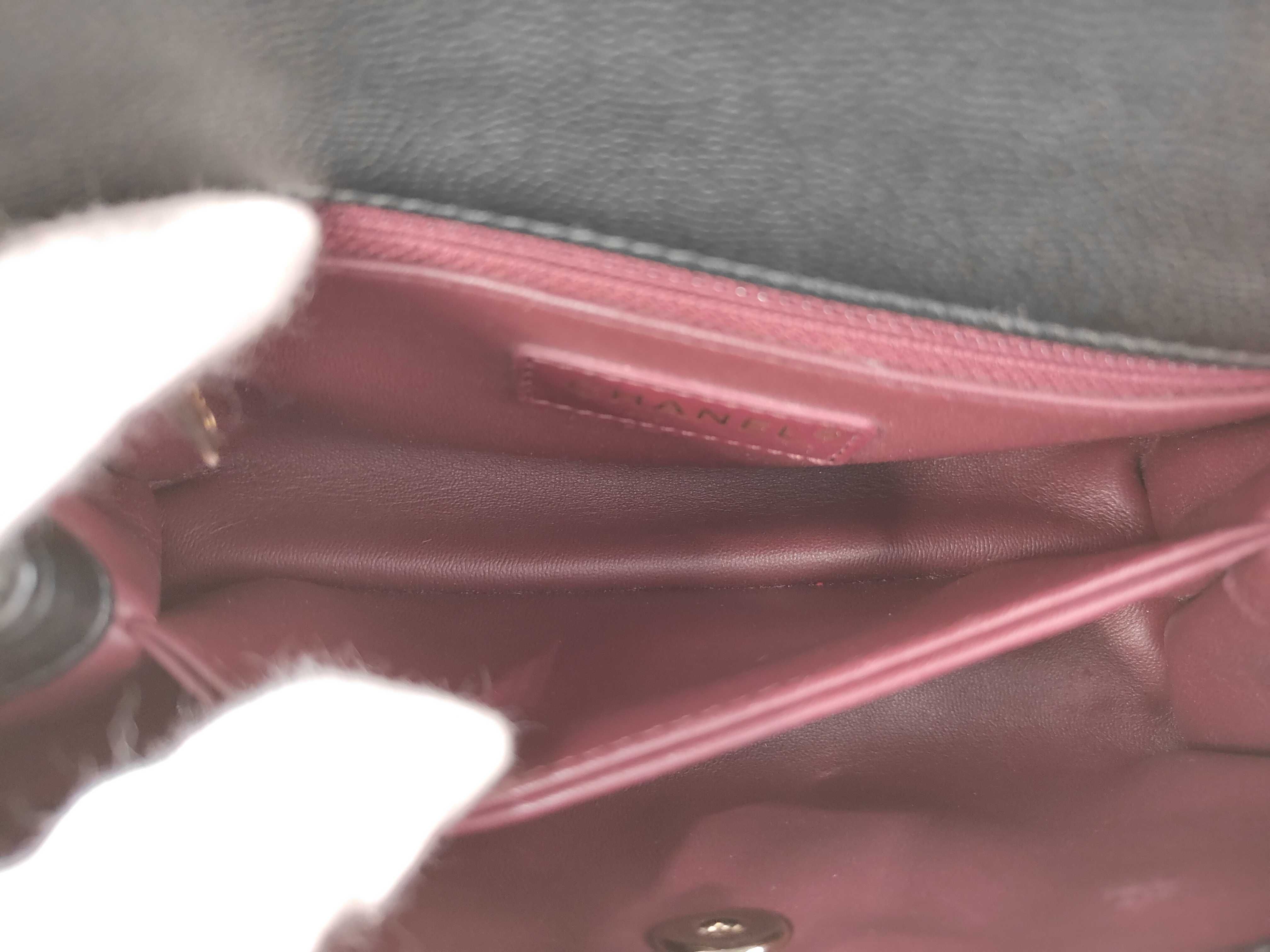 Matelassé Coco Handle XS Caviar Leather Black Gold Hardware Serial Number 31 Handbag — view 10