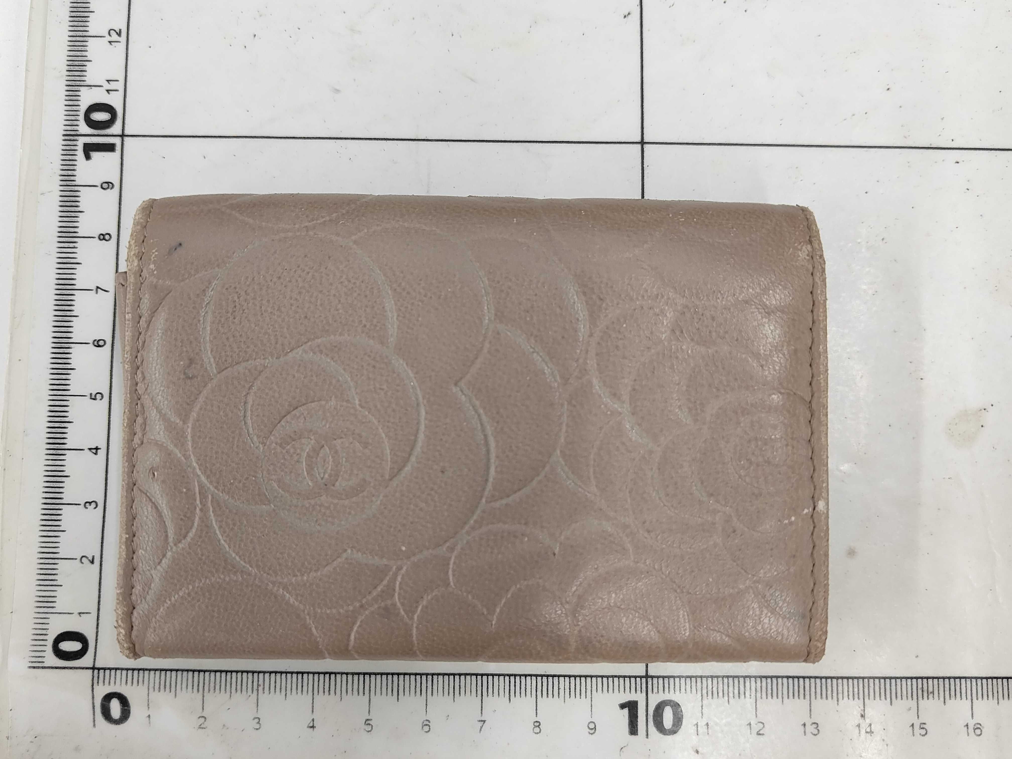 Camellia Card Case, Coco Mark, Beige, Card Case — view 2