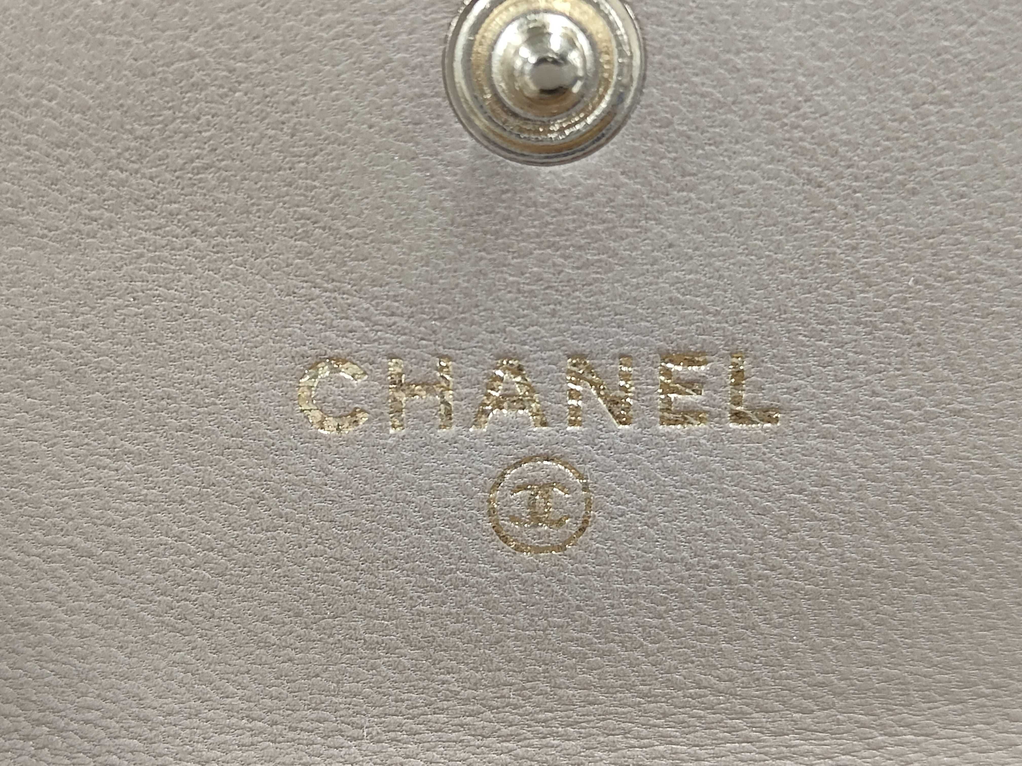 Camellia Card Case, Coco Mark, Beige, Card Case — view 7