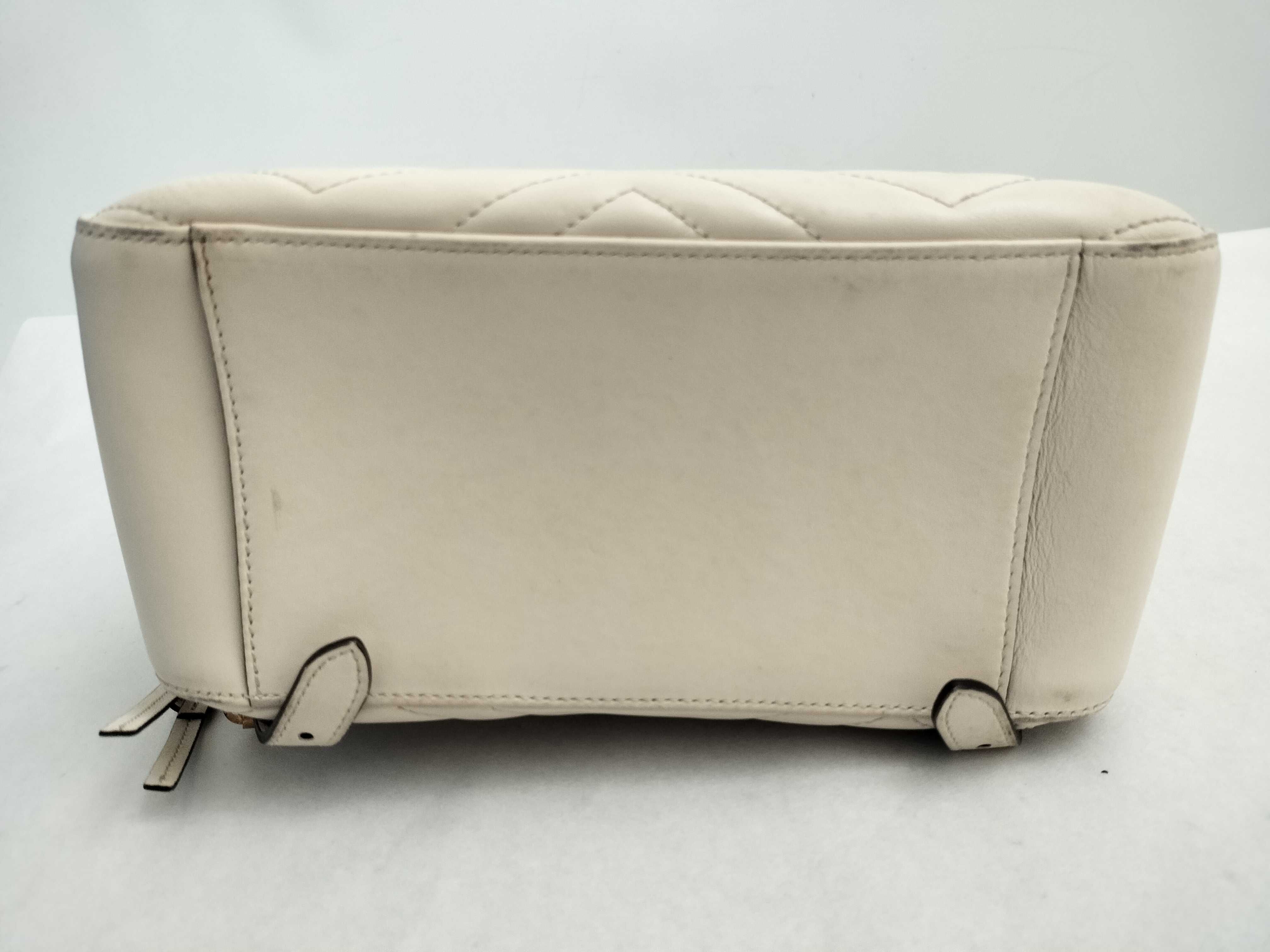 GG Marmont Leather Backpack/Rucksack White 476671 — view 9