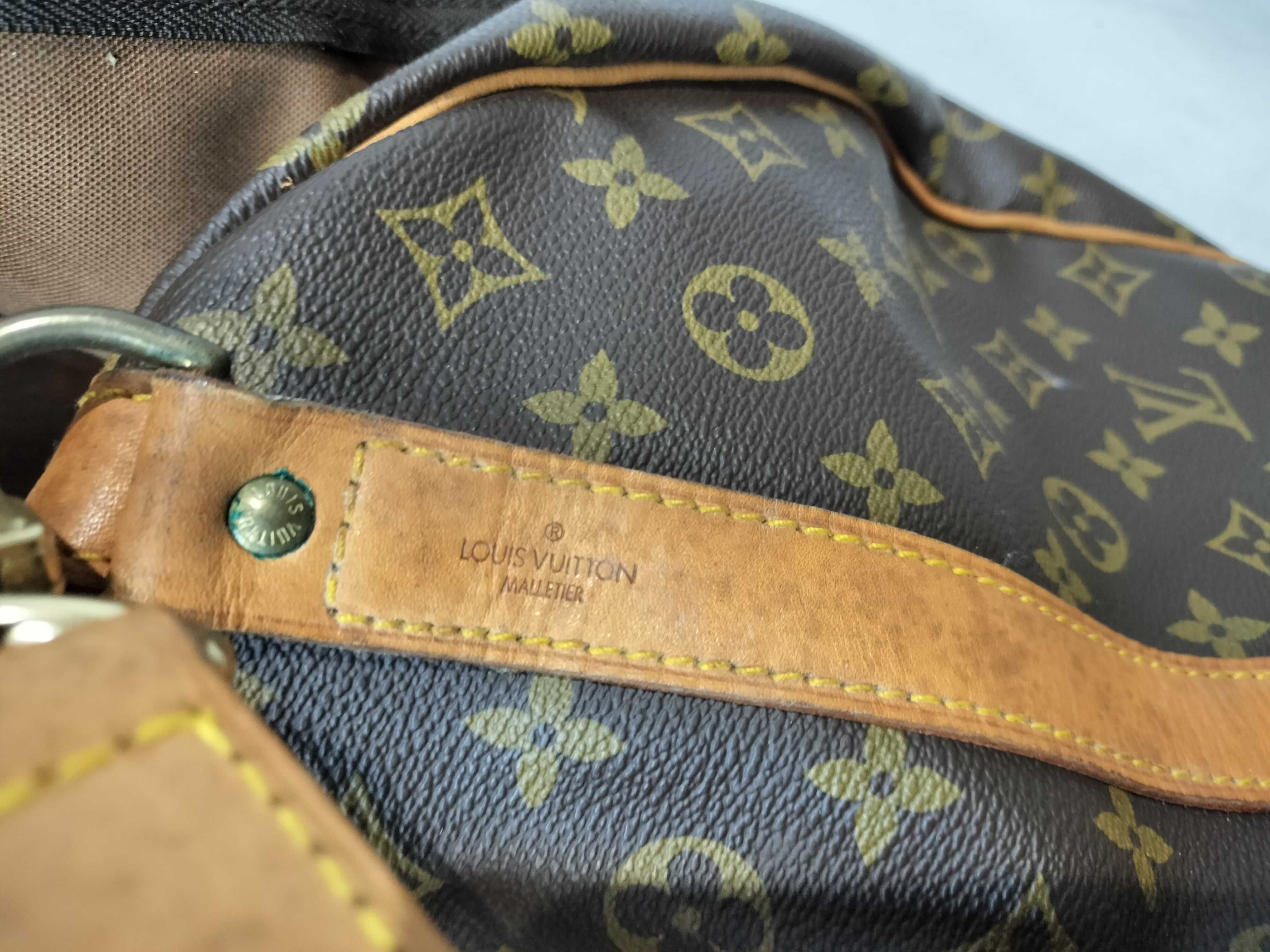 Monogram M41412 Keepall Bandoulière 60 Marcello Stamp Boston Bag — view 12