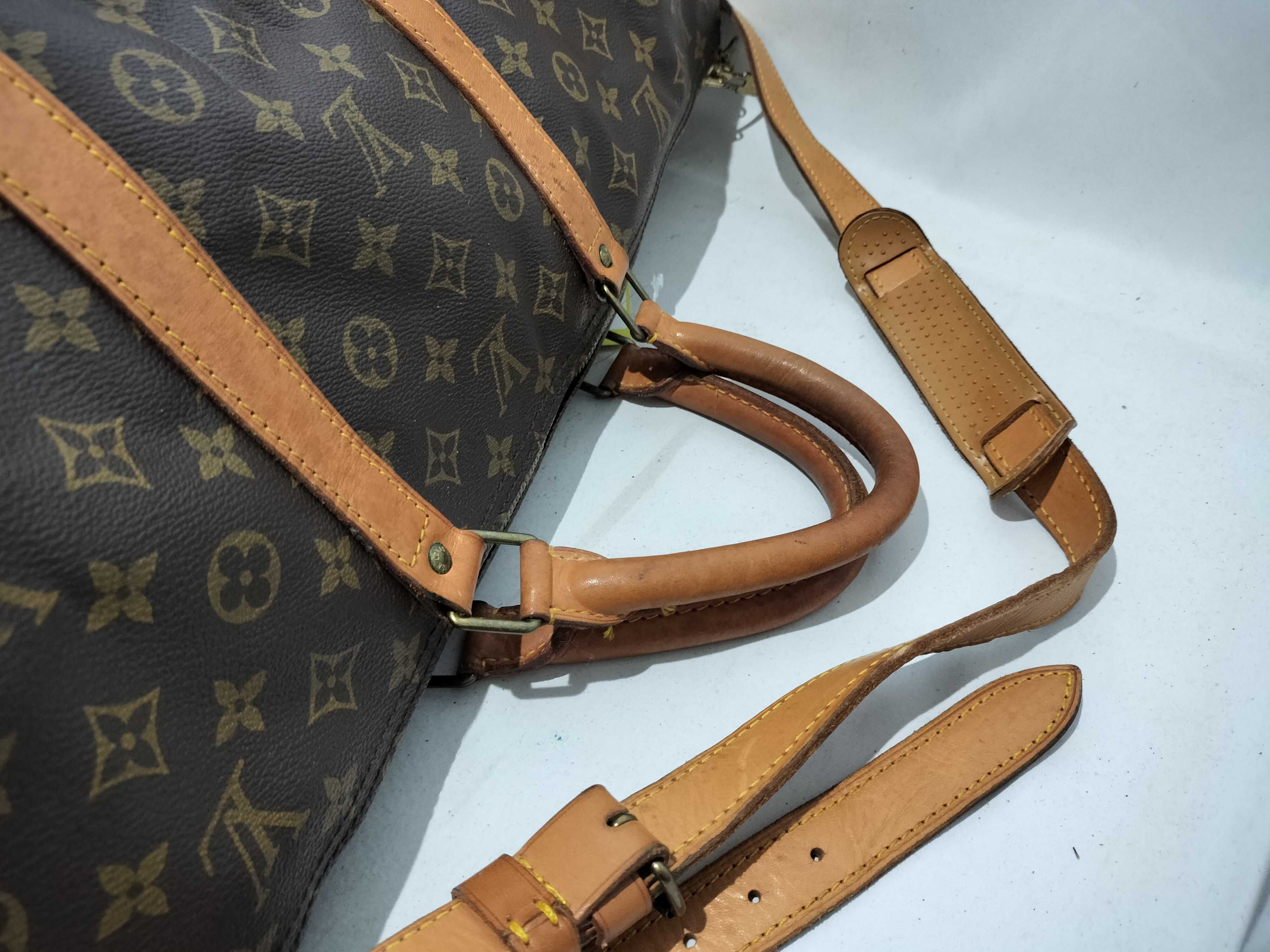 Monogram M41412 Keepall Bandoulière 60 Marcello Stamp Boston Bag — view 3