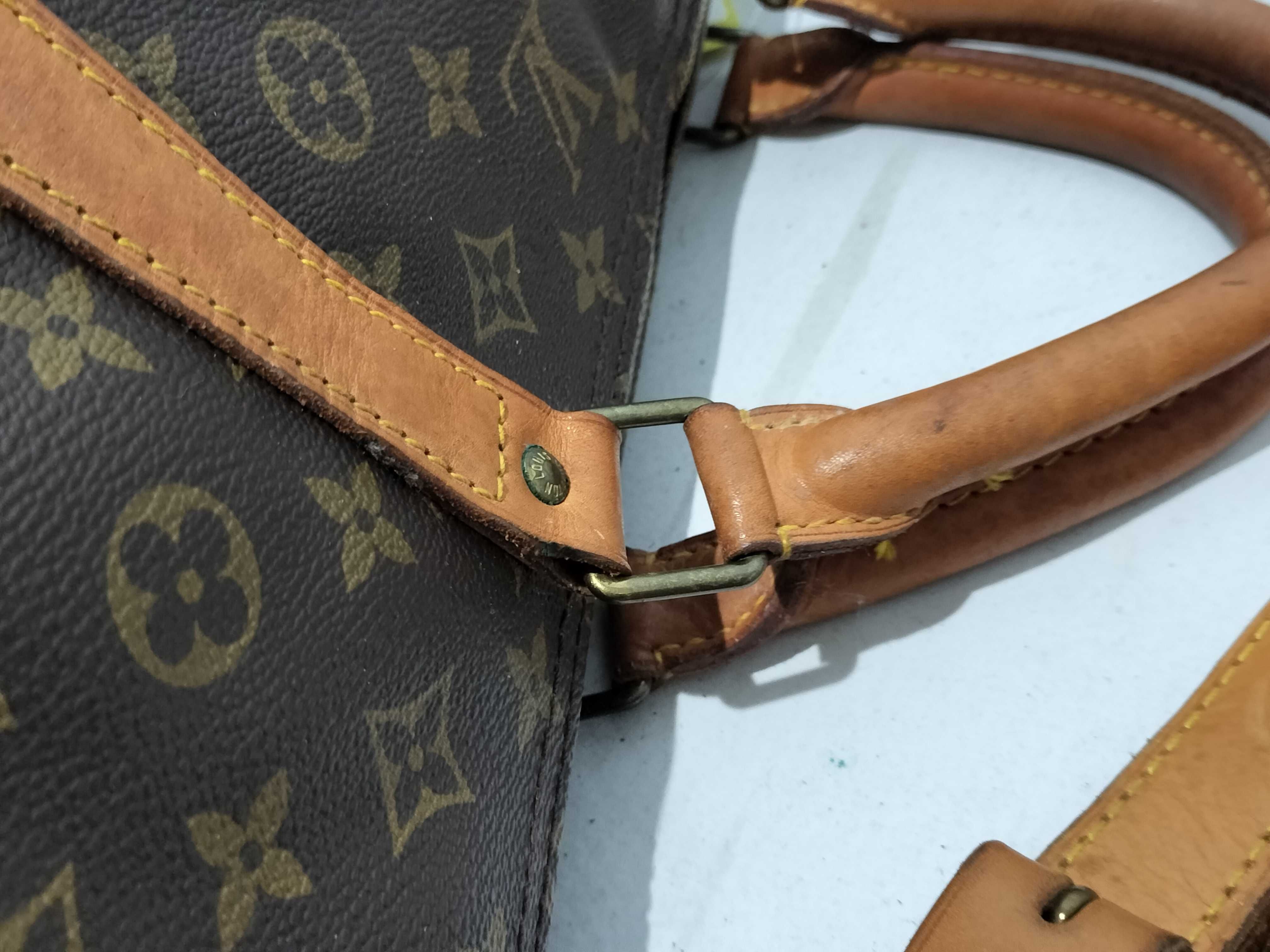Monogram M41412 Keepall Bandoulière 60 Marcello Stamp Boston Bag — view 5
