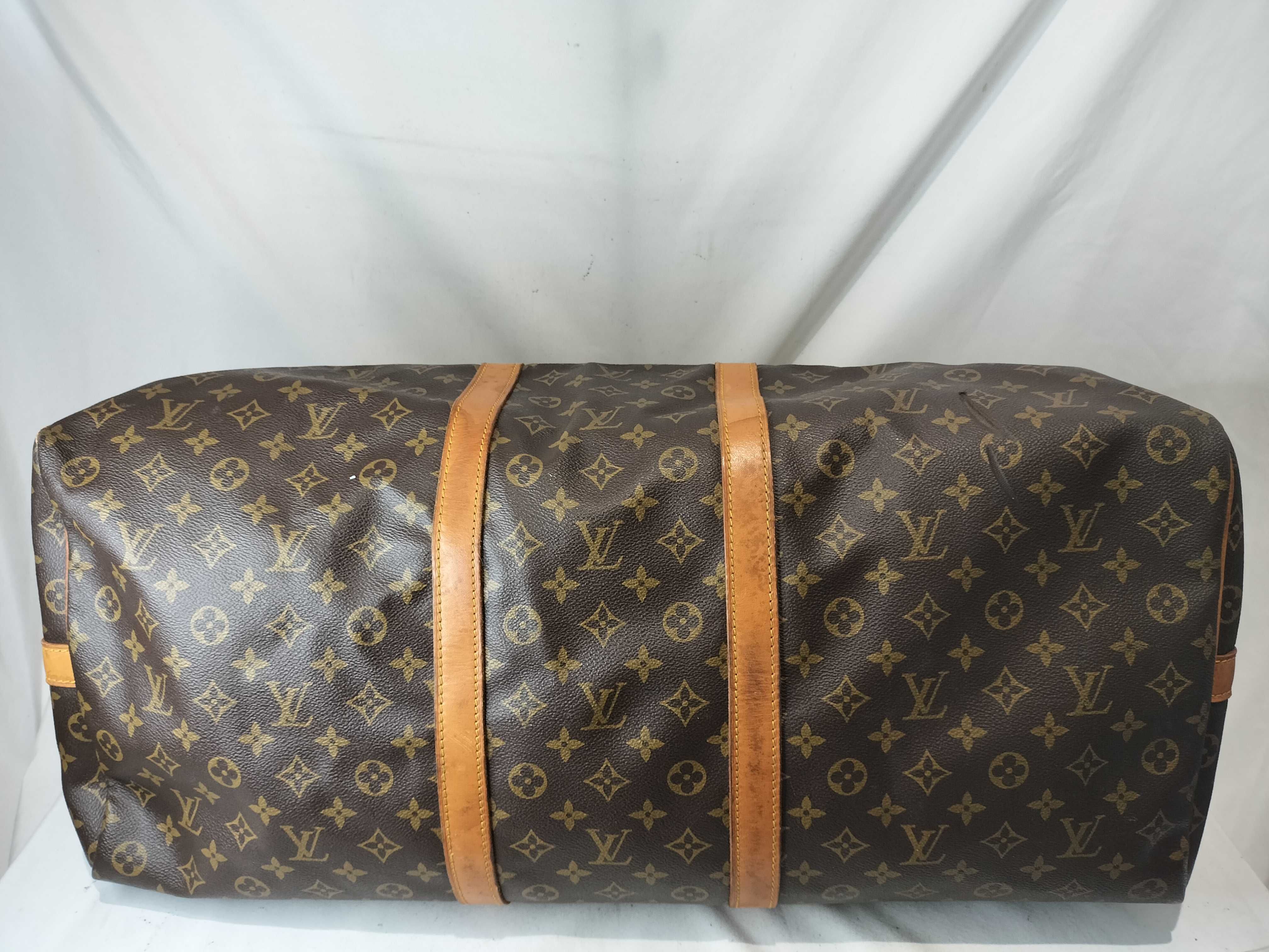 Monogram M41412 Keepall Bandoulière 60 Marcello Stamp Boston Bag — view 7