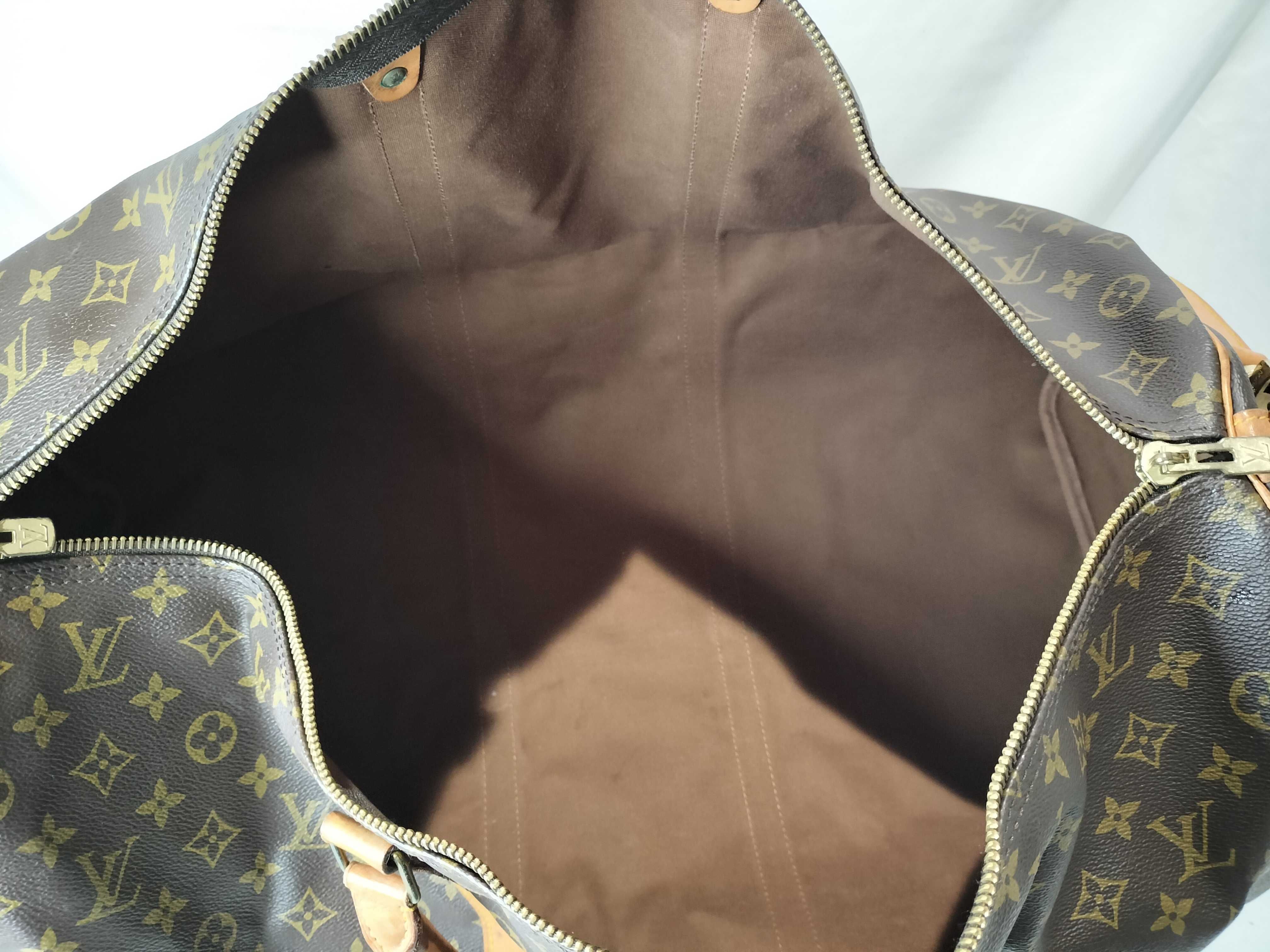 Monogram M41412 Keepall Bandoulière 60 Marcello Stamp Boston Bag — view 9