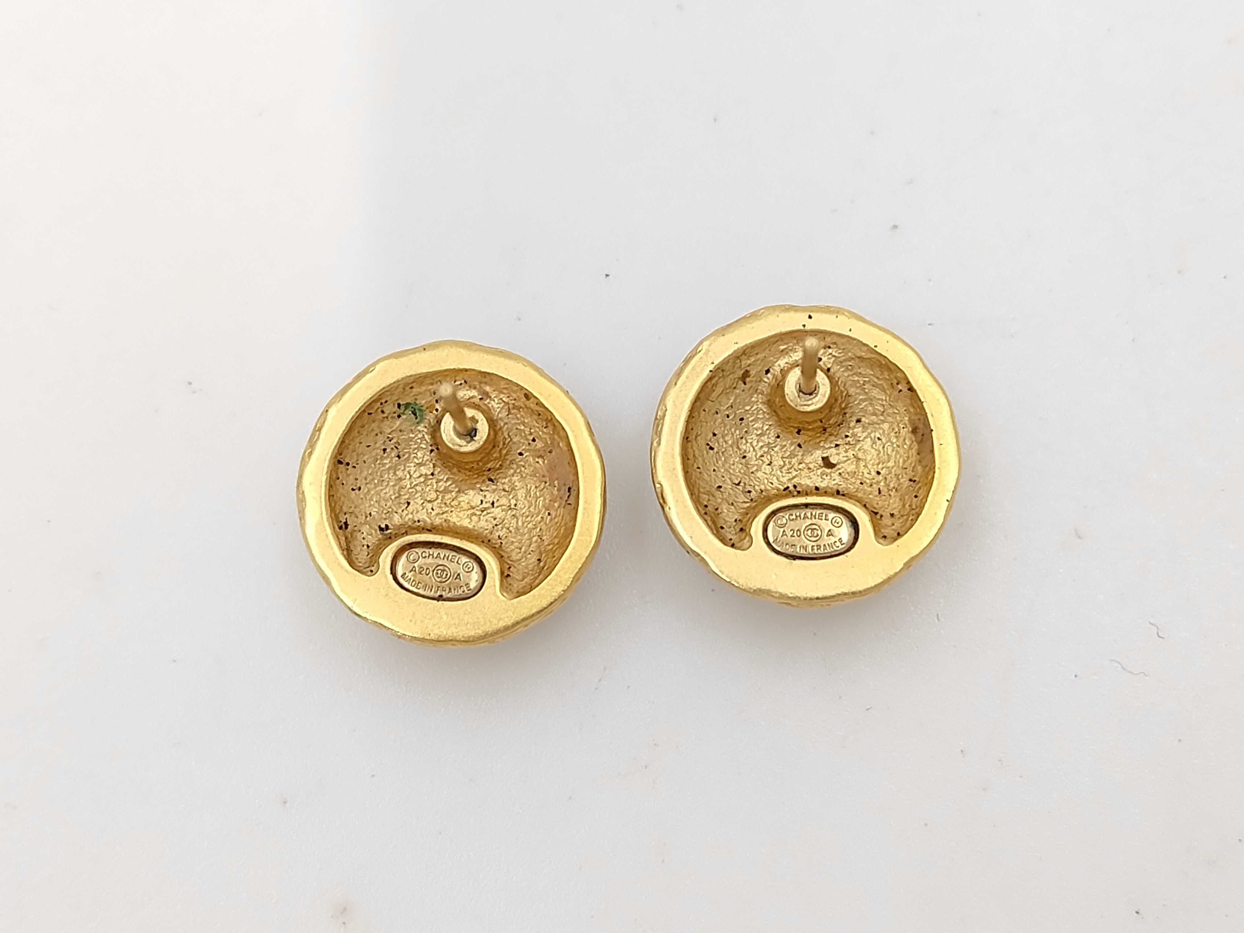 Coco Mark Earrings with GP Hardware (A20A) — view 2