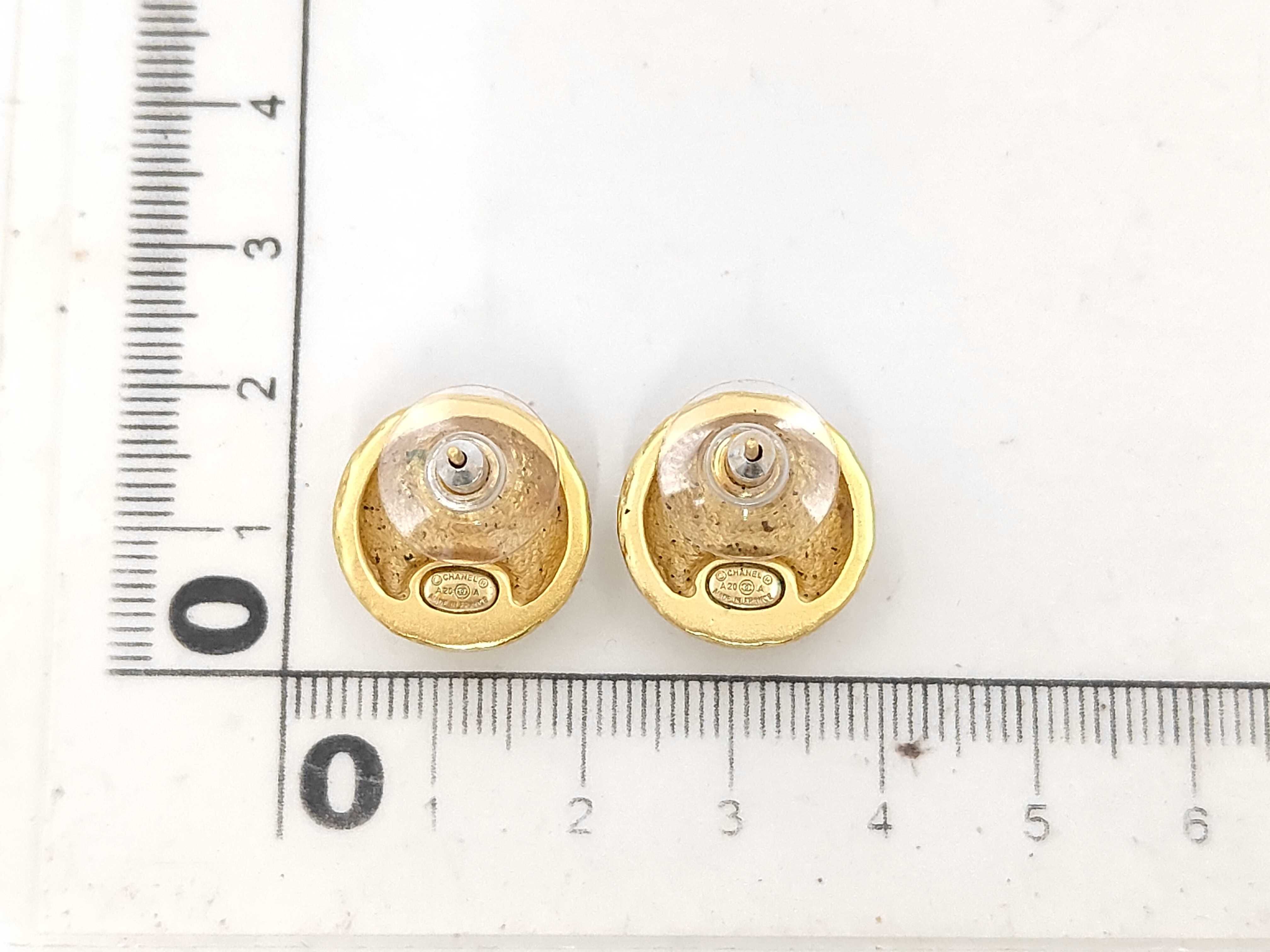 Coco Mark Earrings with GP Hardware (A20A) — view 8