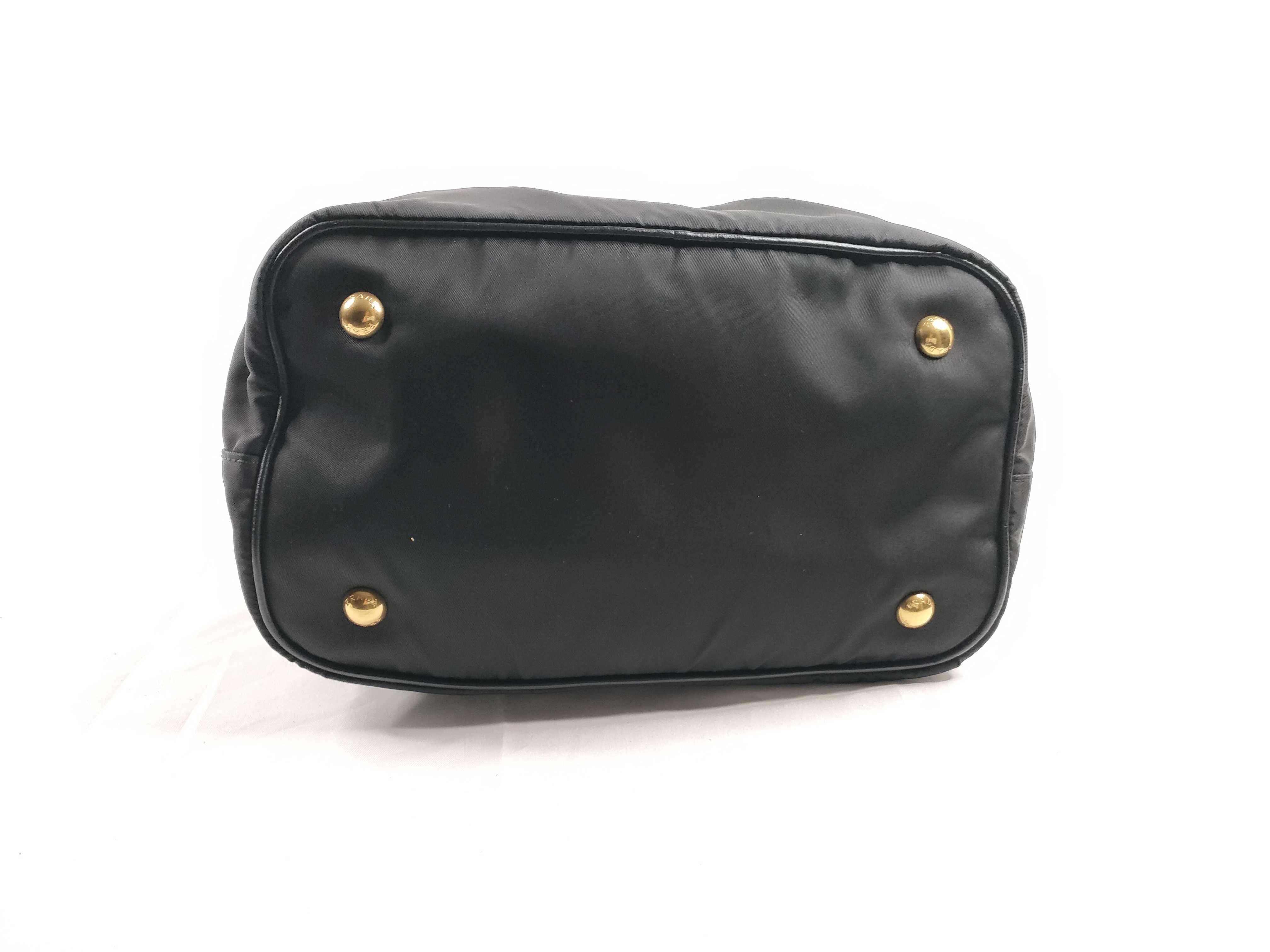Nylon Prada Handbag Nylon Leather Black 1BA172 Handbag — view 4