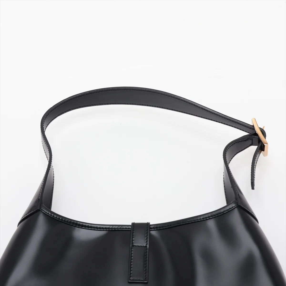 Jackie 1961 Leather Shoulder Bag, Black — view 6