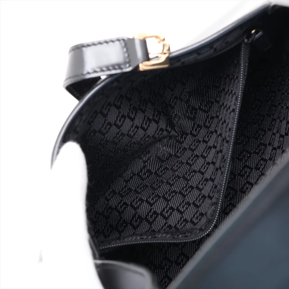 Jackie 1961 Leather Shoulder Bag, Black — view 8