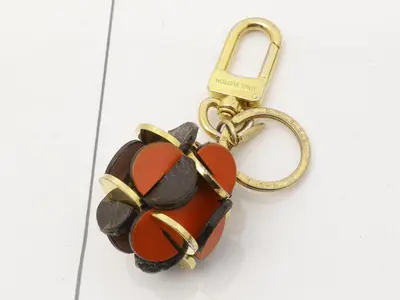 Portefeuille Flower Ring, Monogram Canvas, Leather, Gold