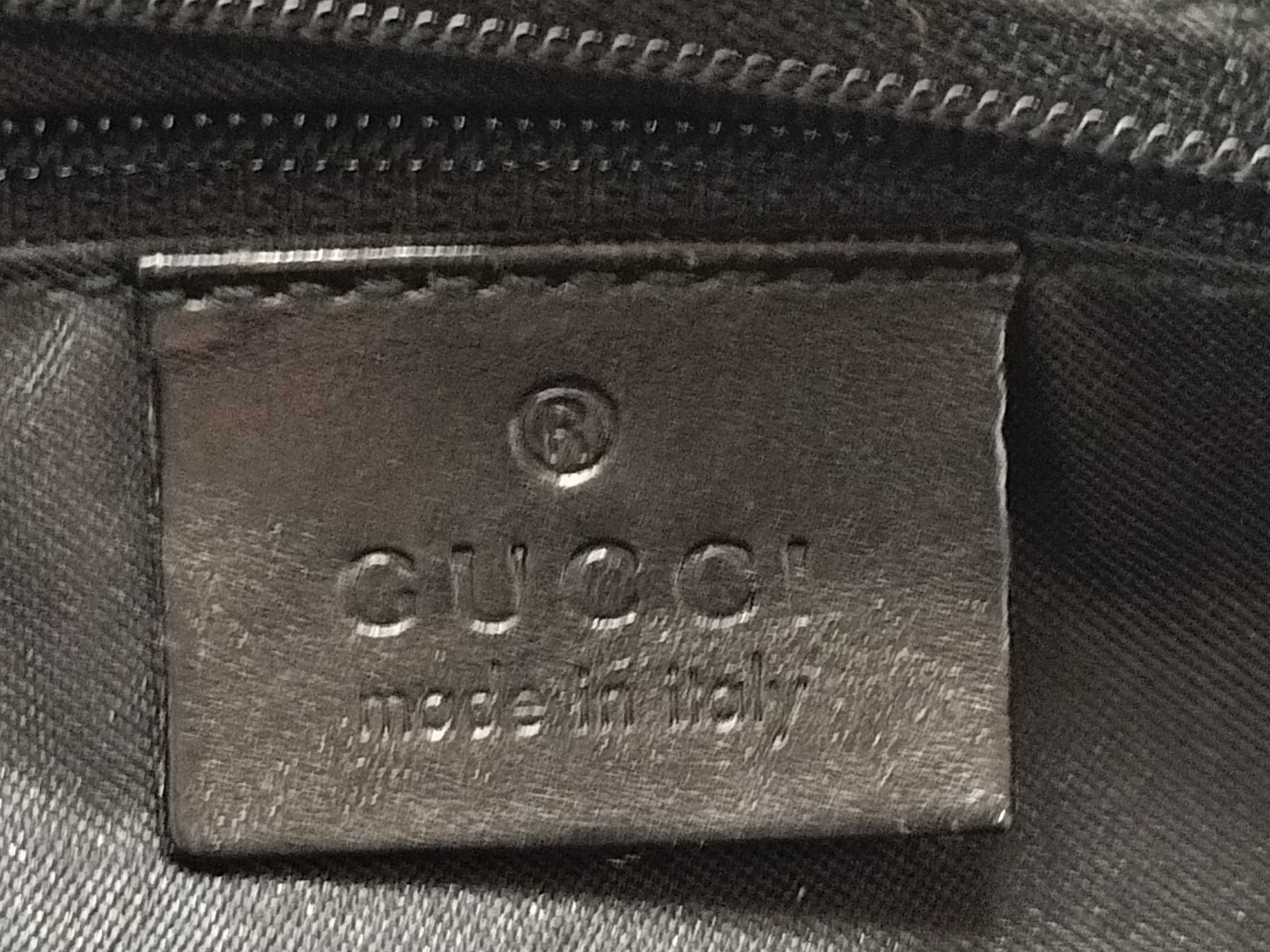 GG Gucci Nylon Tote Bag with Double Pockets, Shoulder Bag — view 12