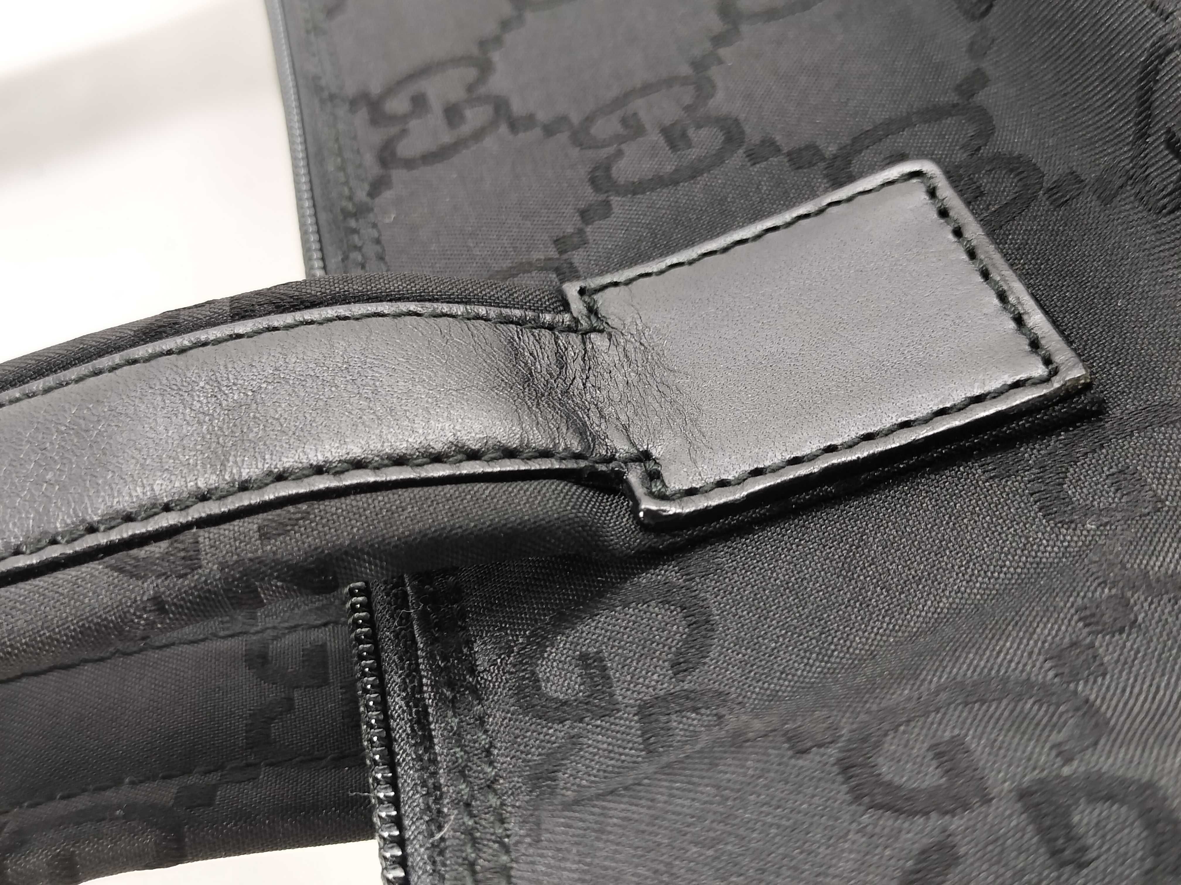 GG Gucci Nylon Tote Bag with Double Pockets, Shoulder Bag — view 5