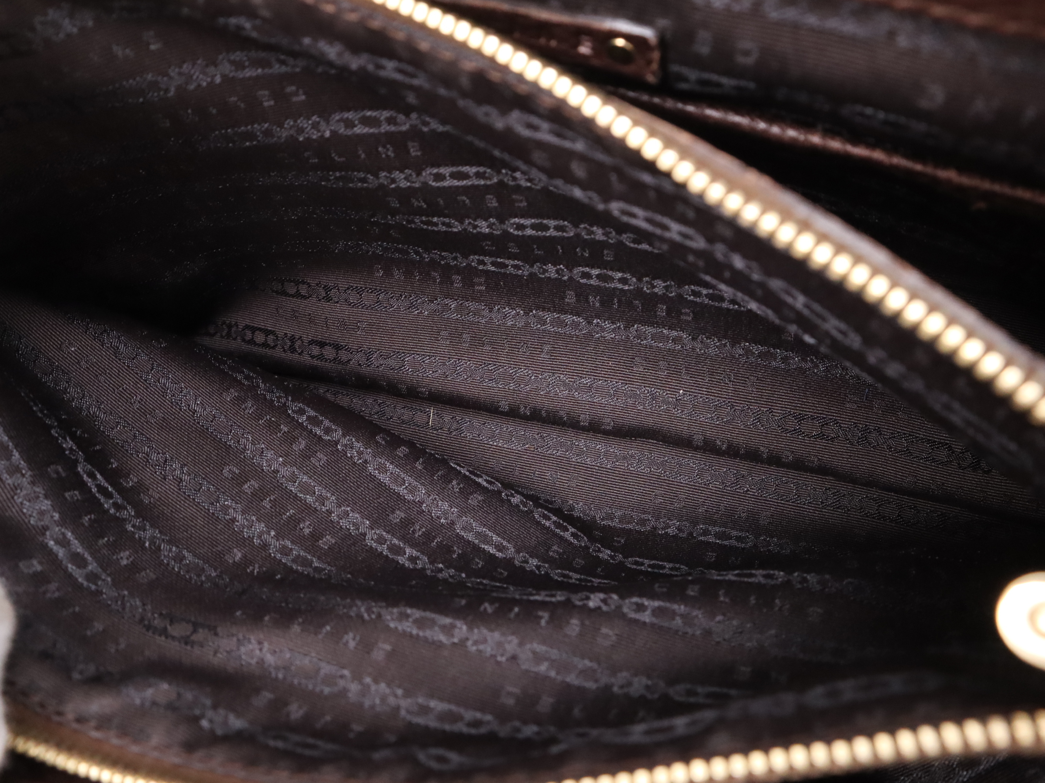 134023 Leather Boogie Bag Handbag, Brown, Gold Hardware, with Dust Bag — view 12