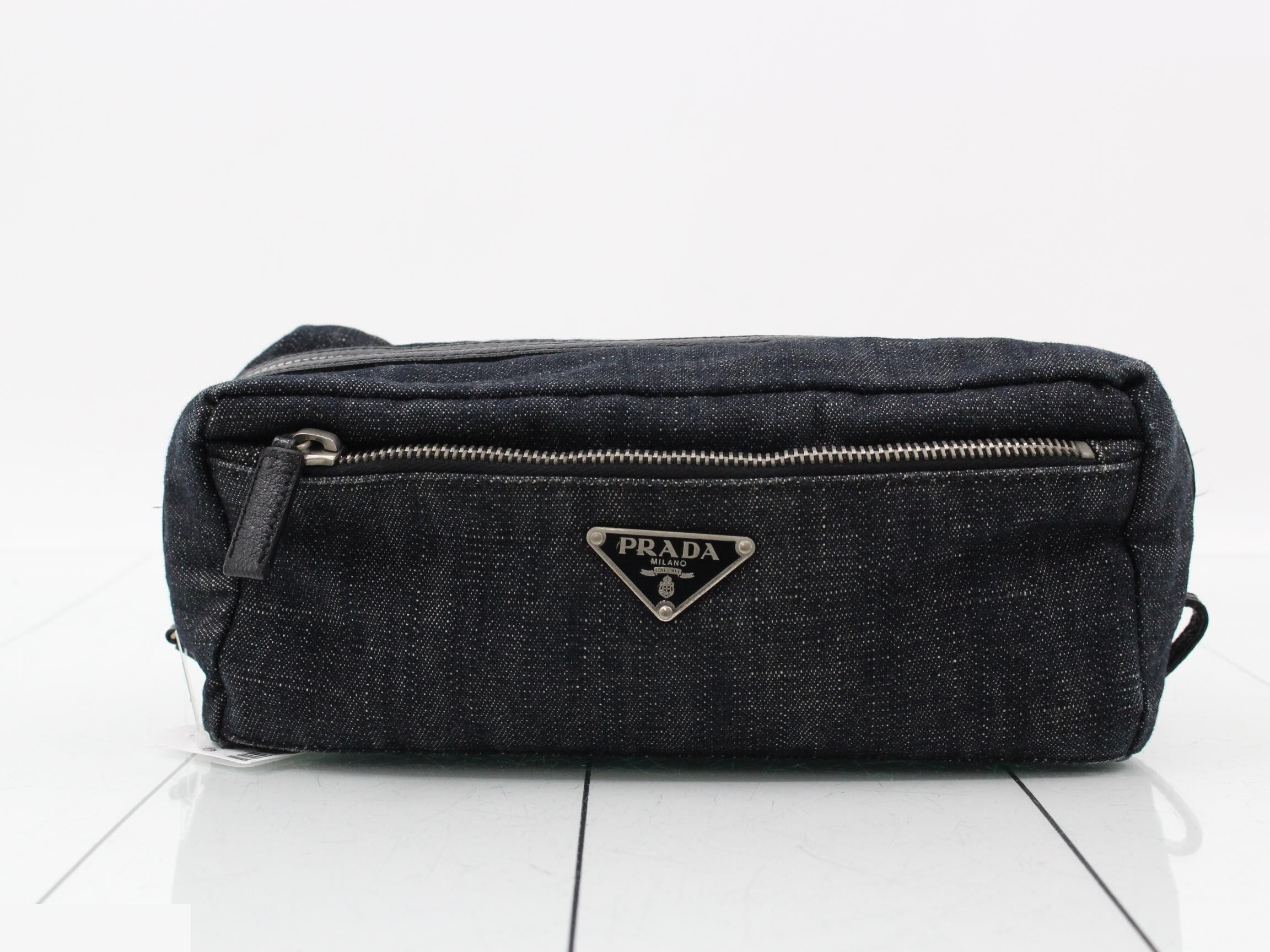Denim pouch