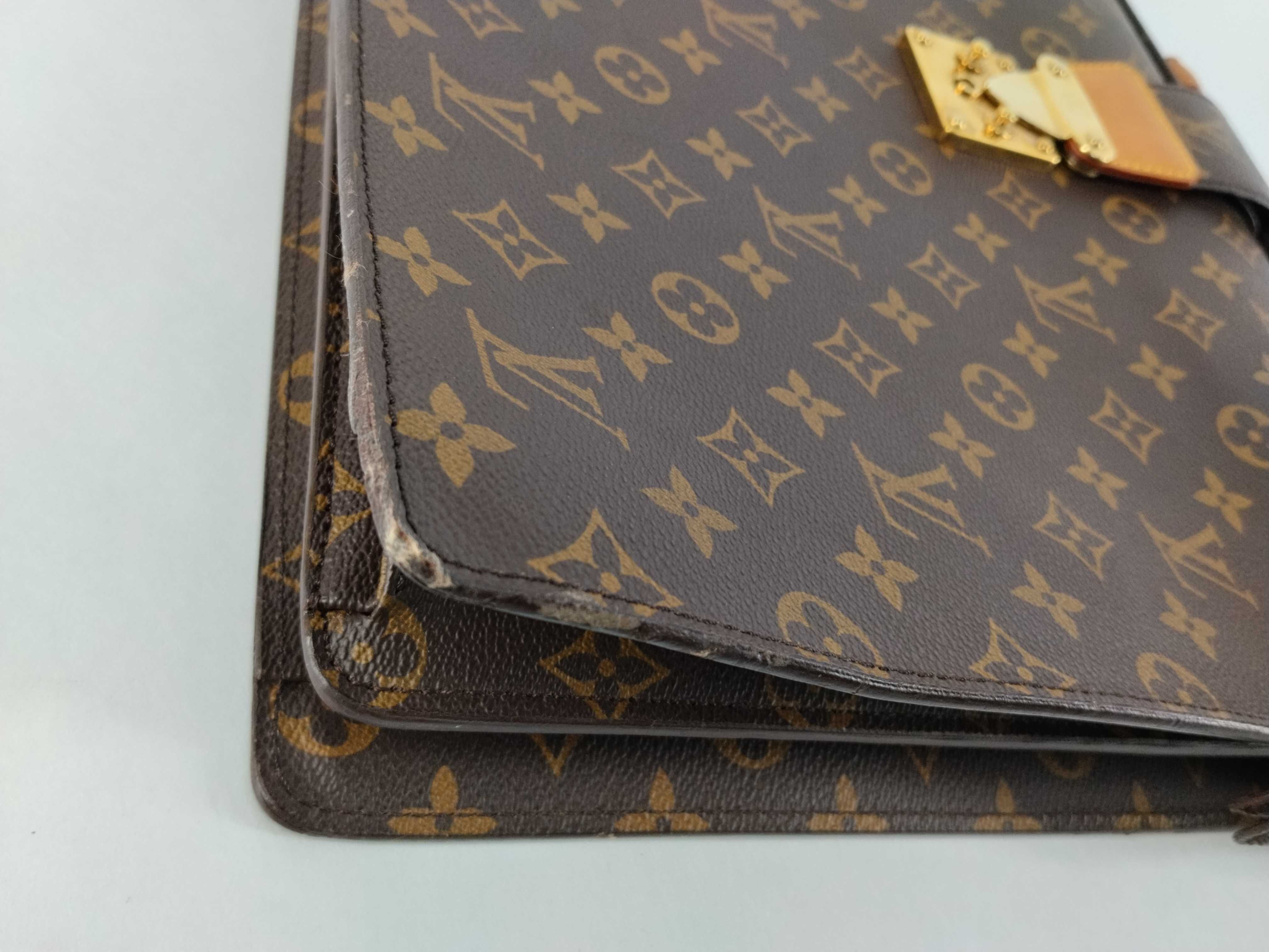 Monogram Vuitton Monogram Serviette Fermoire M53305 Business Bag — view 6