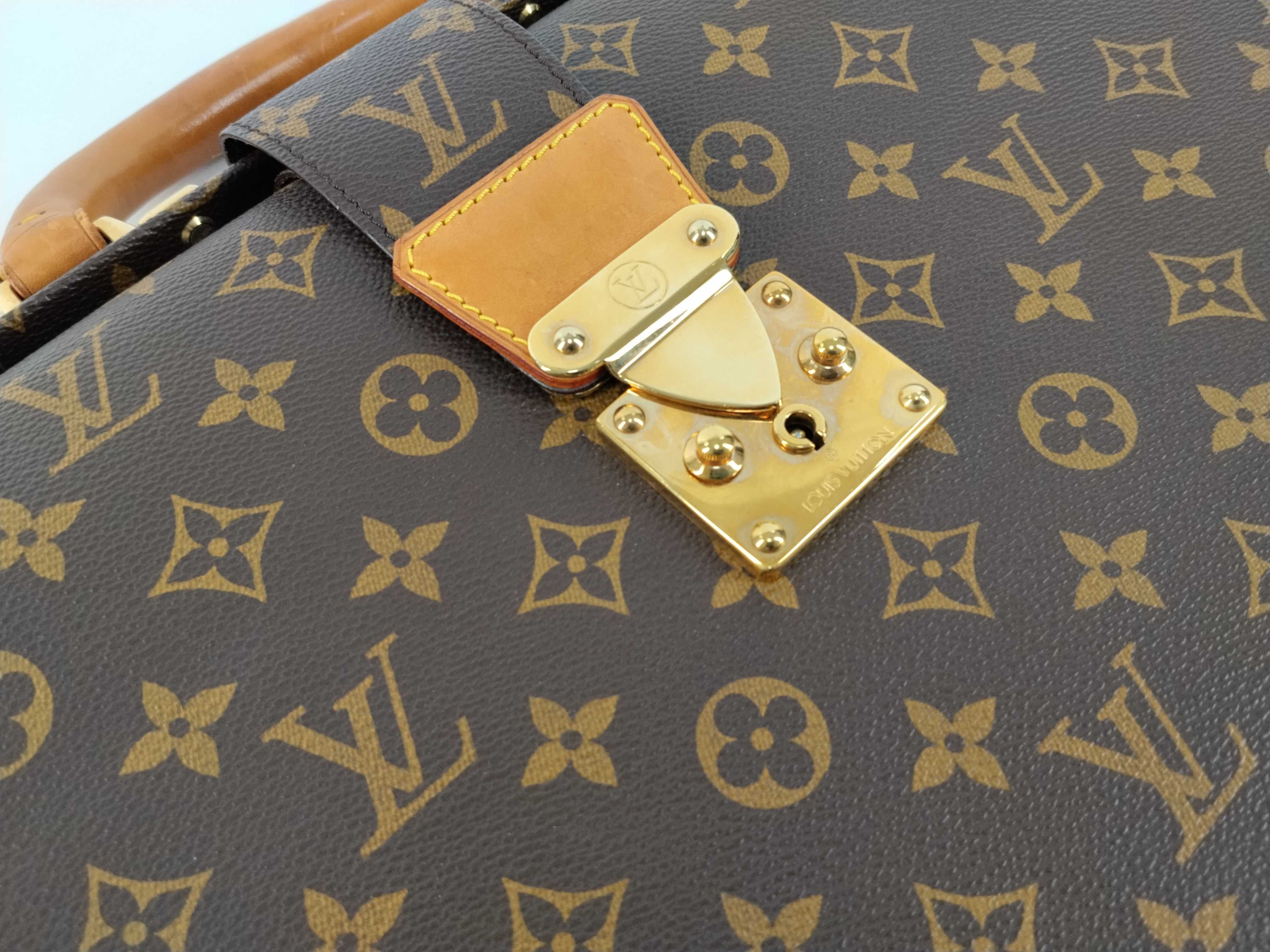 Monogram Vuitton Monogram Serviette Fermoire M53305 Business Bag — view 8