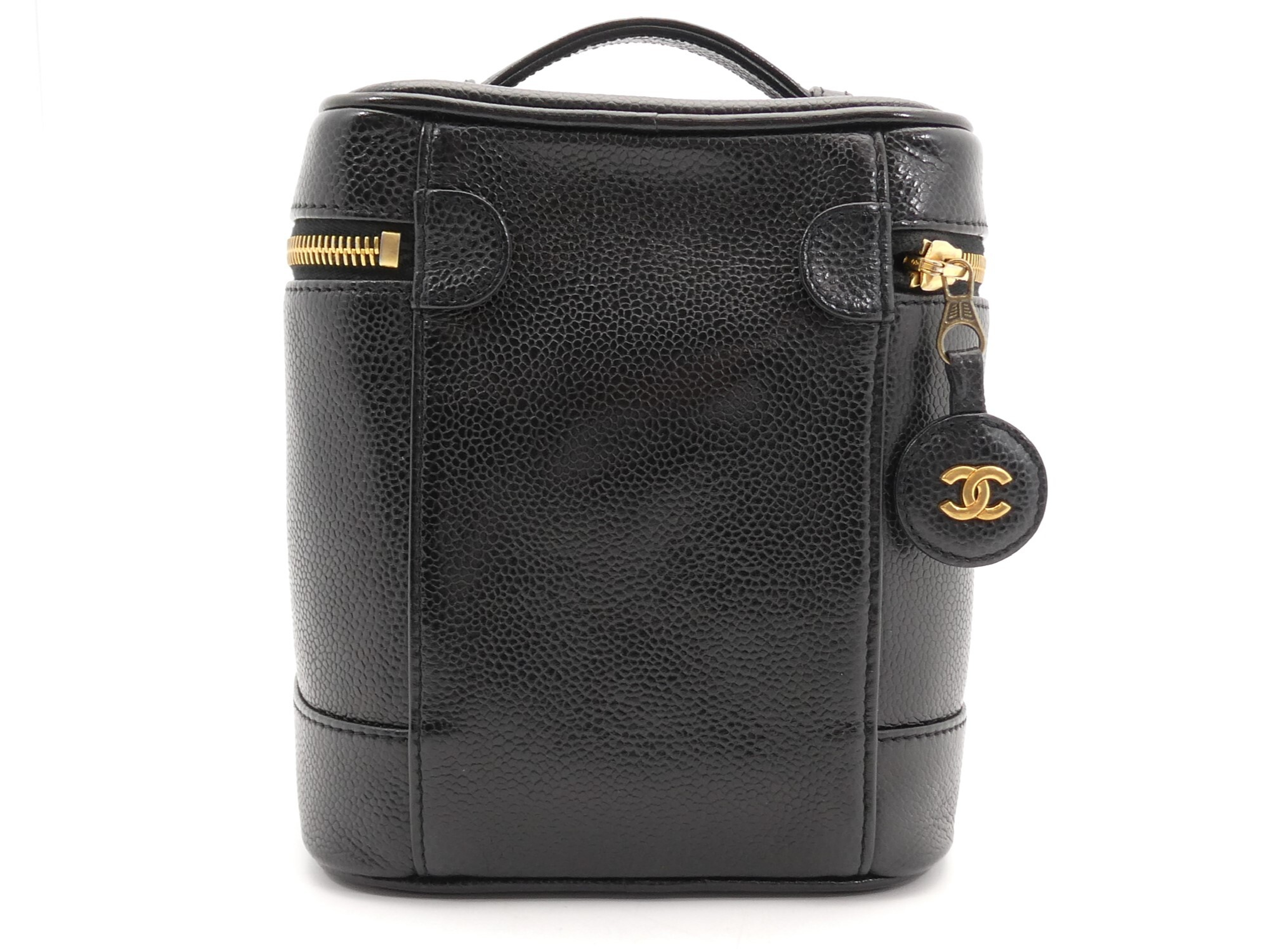 Coco Mark Caviar Skin Vanity Bag — view 2