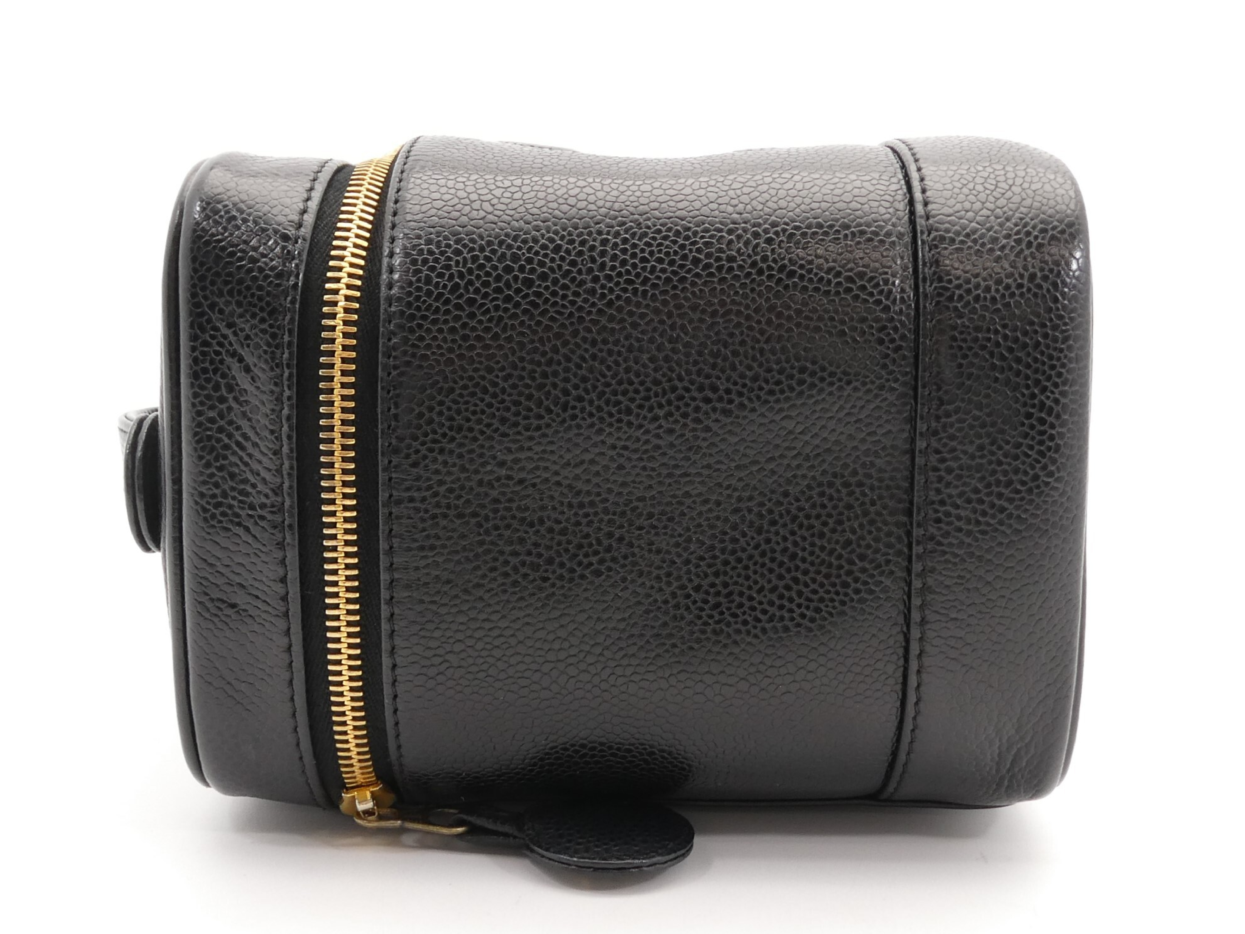 Coco Mark Caviar Skin Vanity Bag — view 3