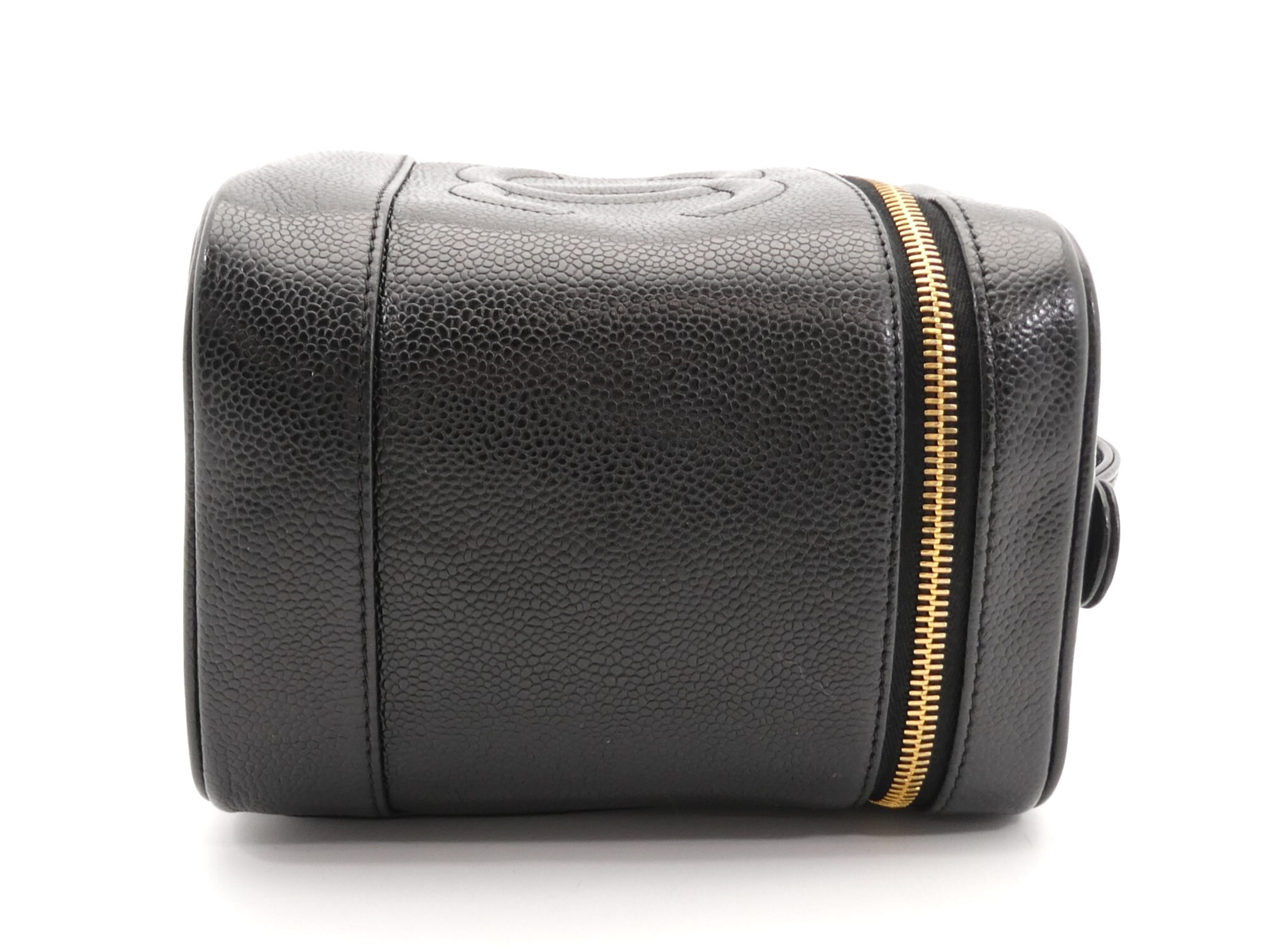 Coco Mark Caviar Skin Vanity Bag — view 4