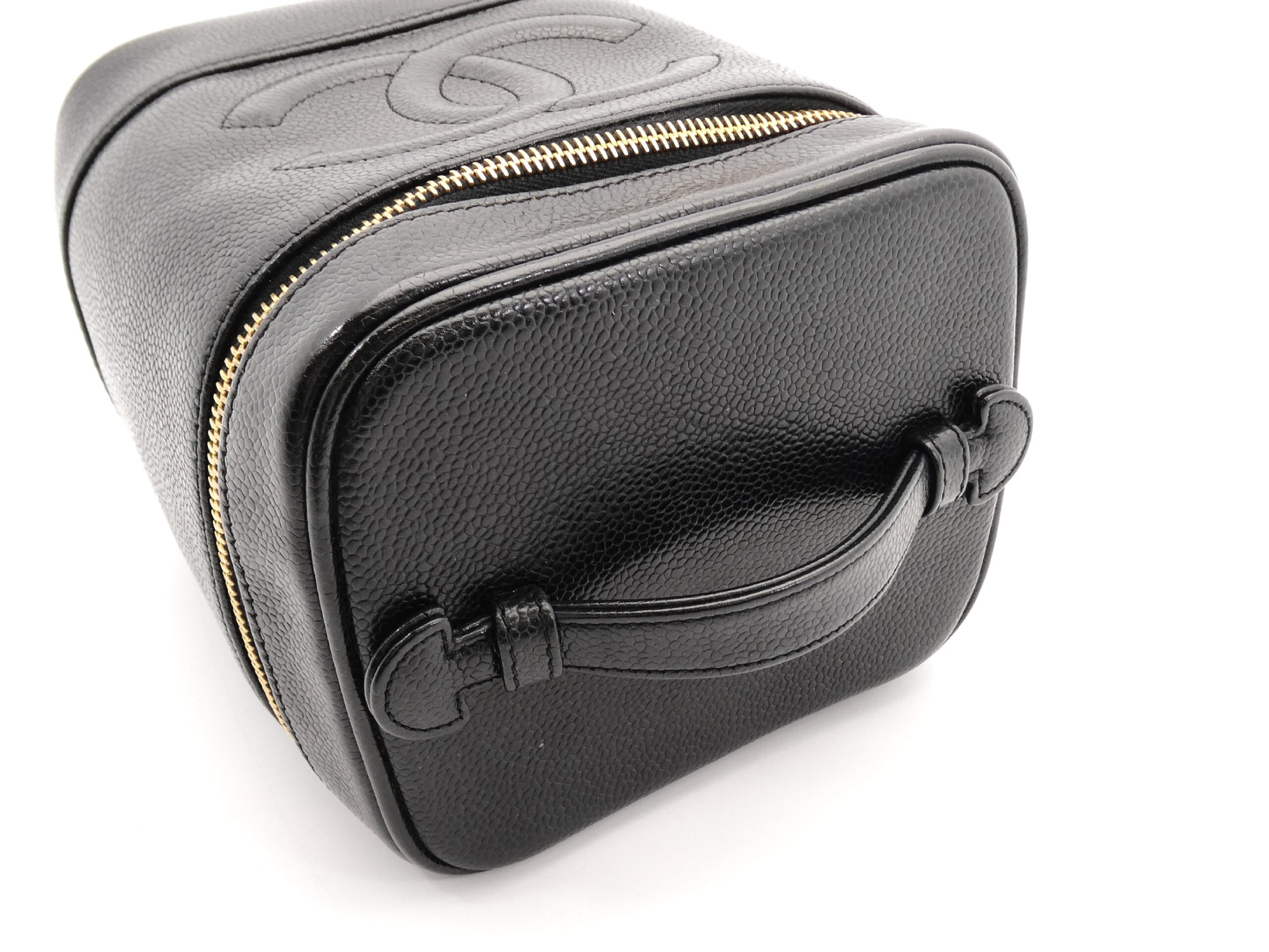 Coco Mark Caviar Skin Vanity Bag — view 6