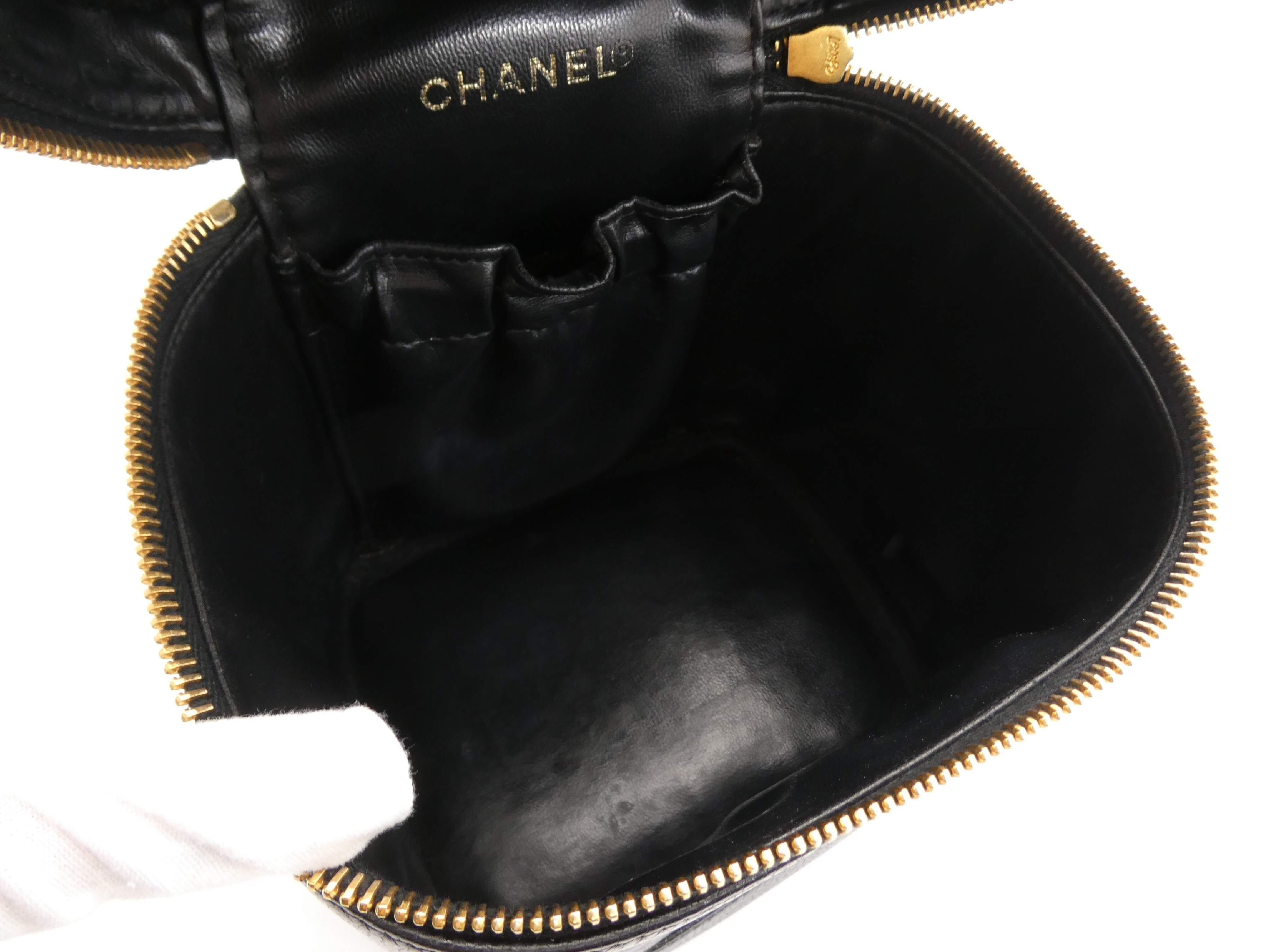 Coco Mark Caviar Skin Vanity Bag — view 7