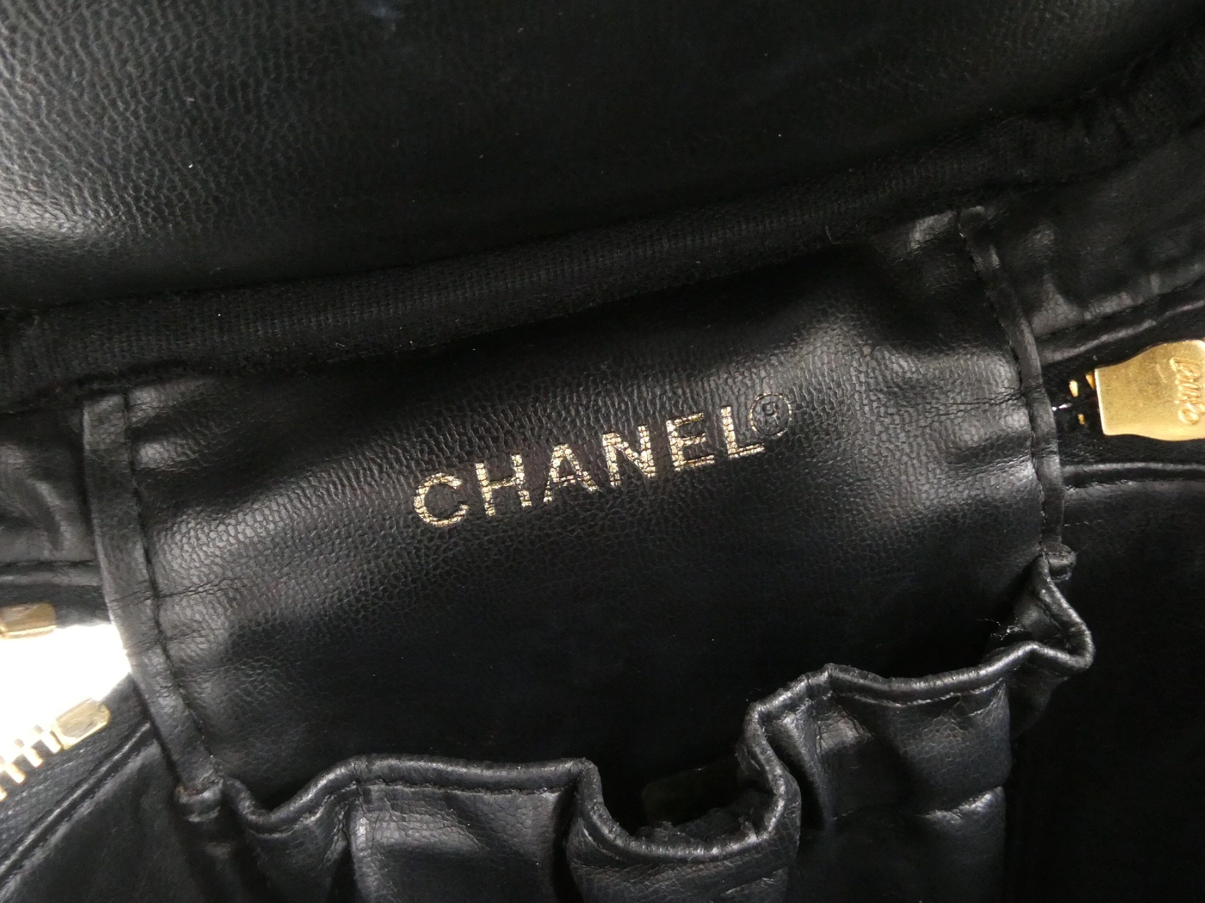 Coco Mark Caviar Skin Vanity Bag — view 8