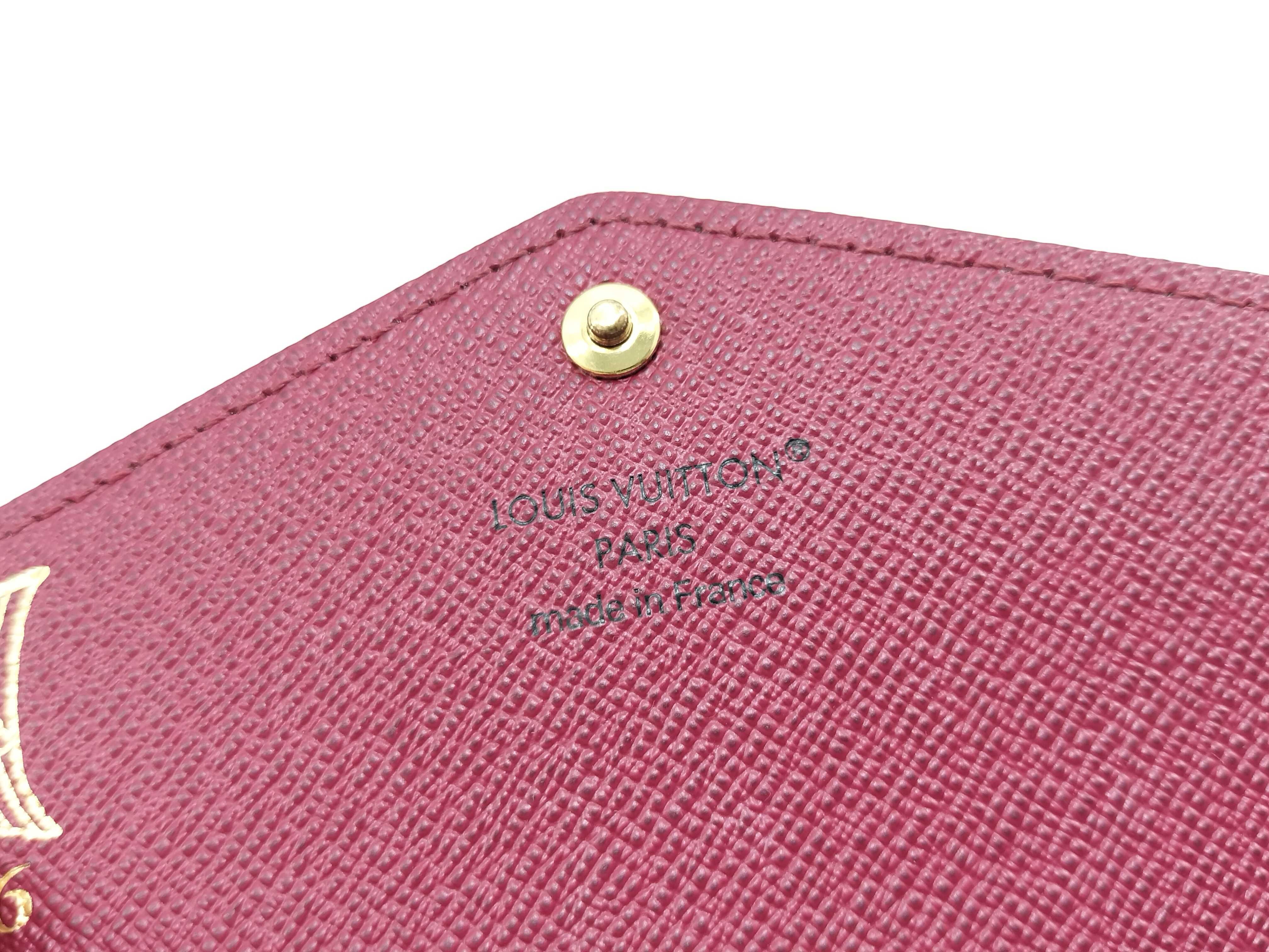 Monogram Louis Vuitton Portefeuille Sarah Fuchsia Monogram Wallet — view 12