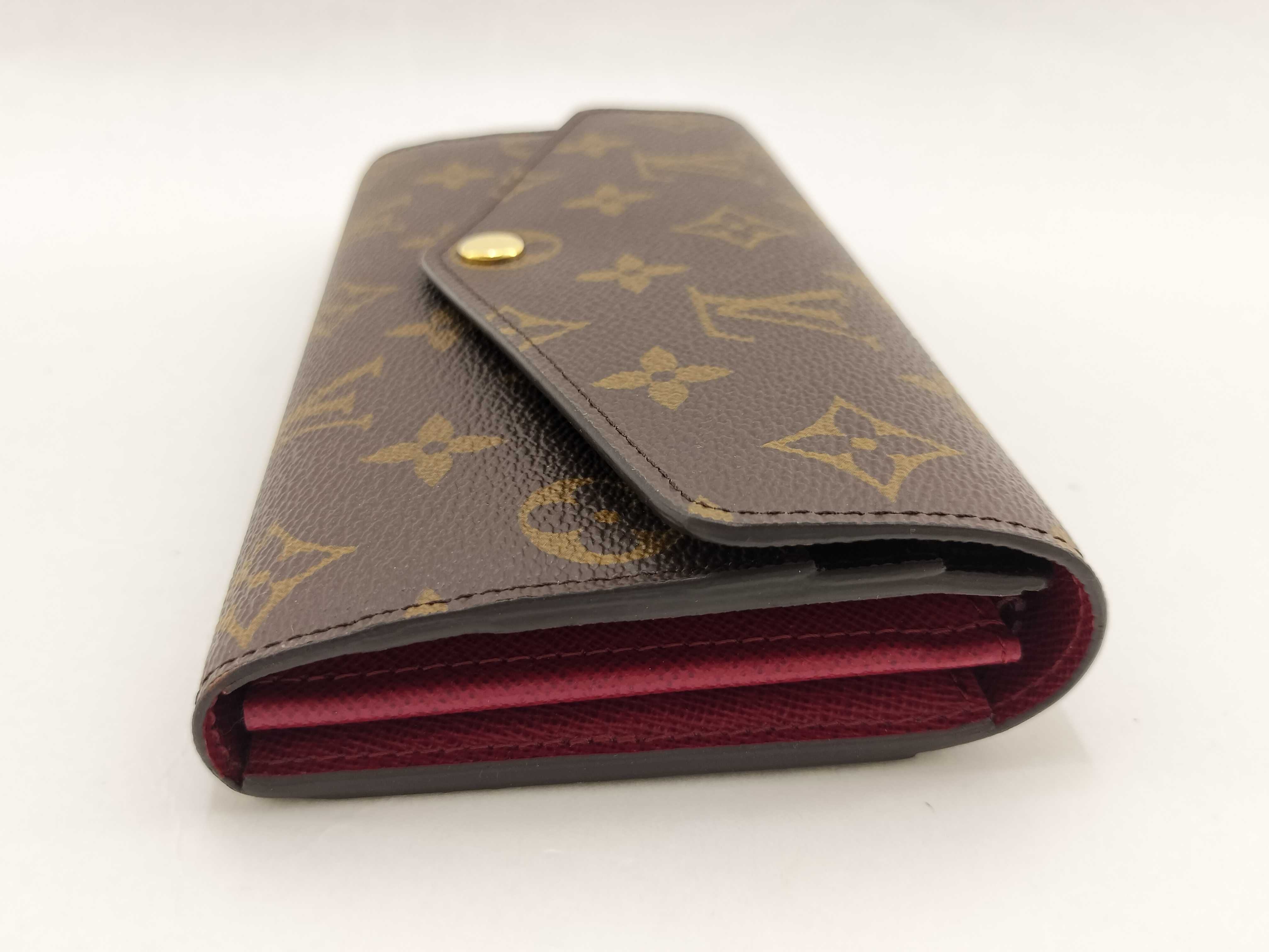 Monogram Louis Vuitton Portefeuille Sarah Fuchsia Monogram Wallet — view 3