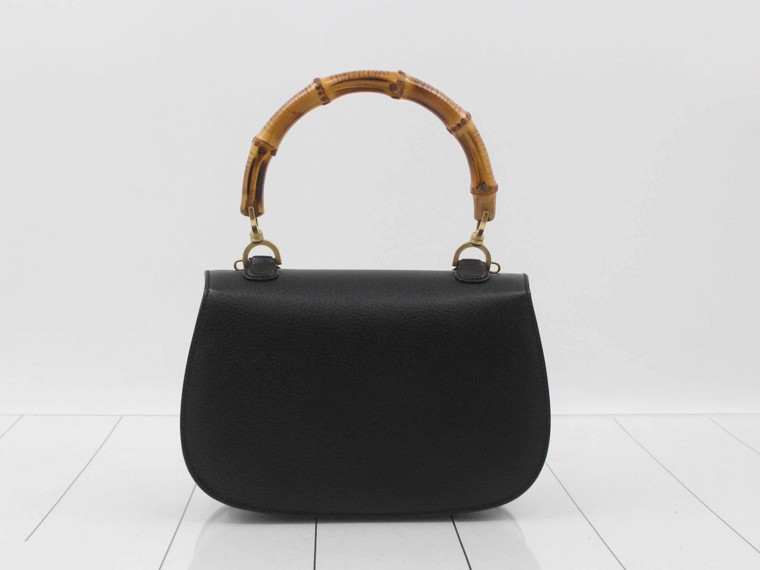 Bamboo Leather Top Handle Bag (2-way) — view 2