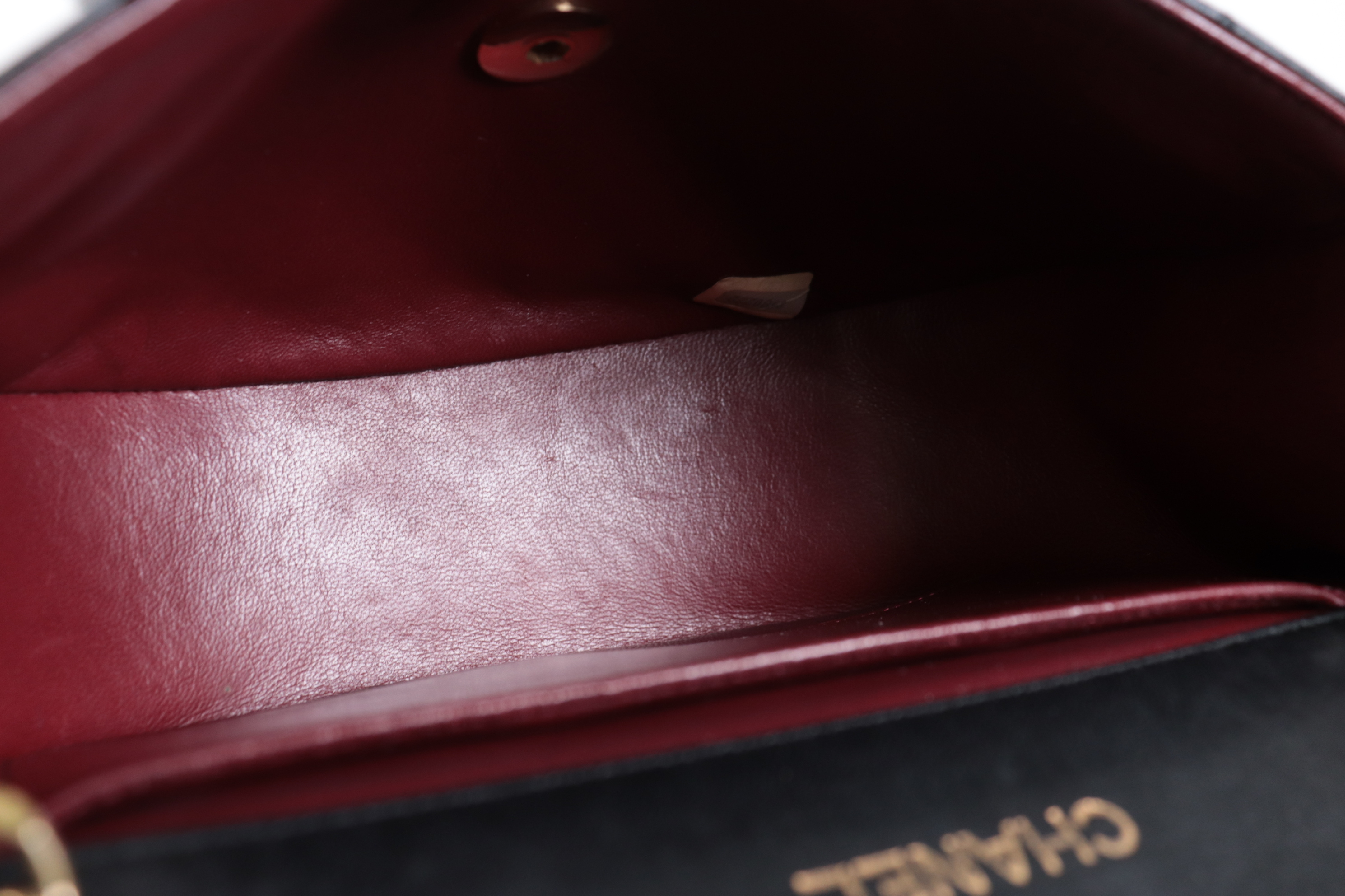 Lambskin Half Moon Chain Shoulder Bag (Serial Number 0) — view 8