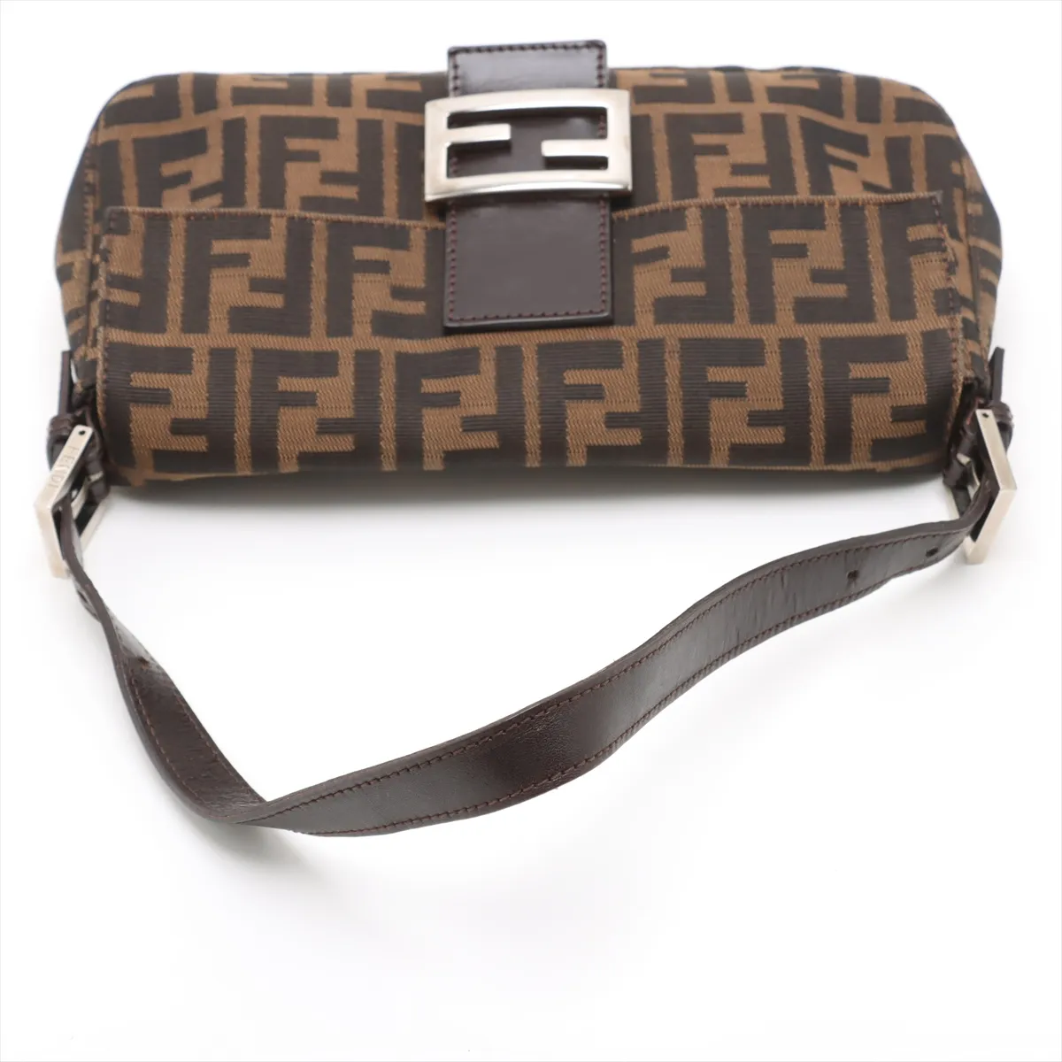 Zucca Mamma Bucket Canvas x Leather Shoulder Bag Brown — view 5