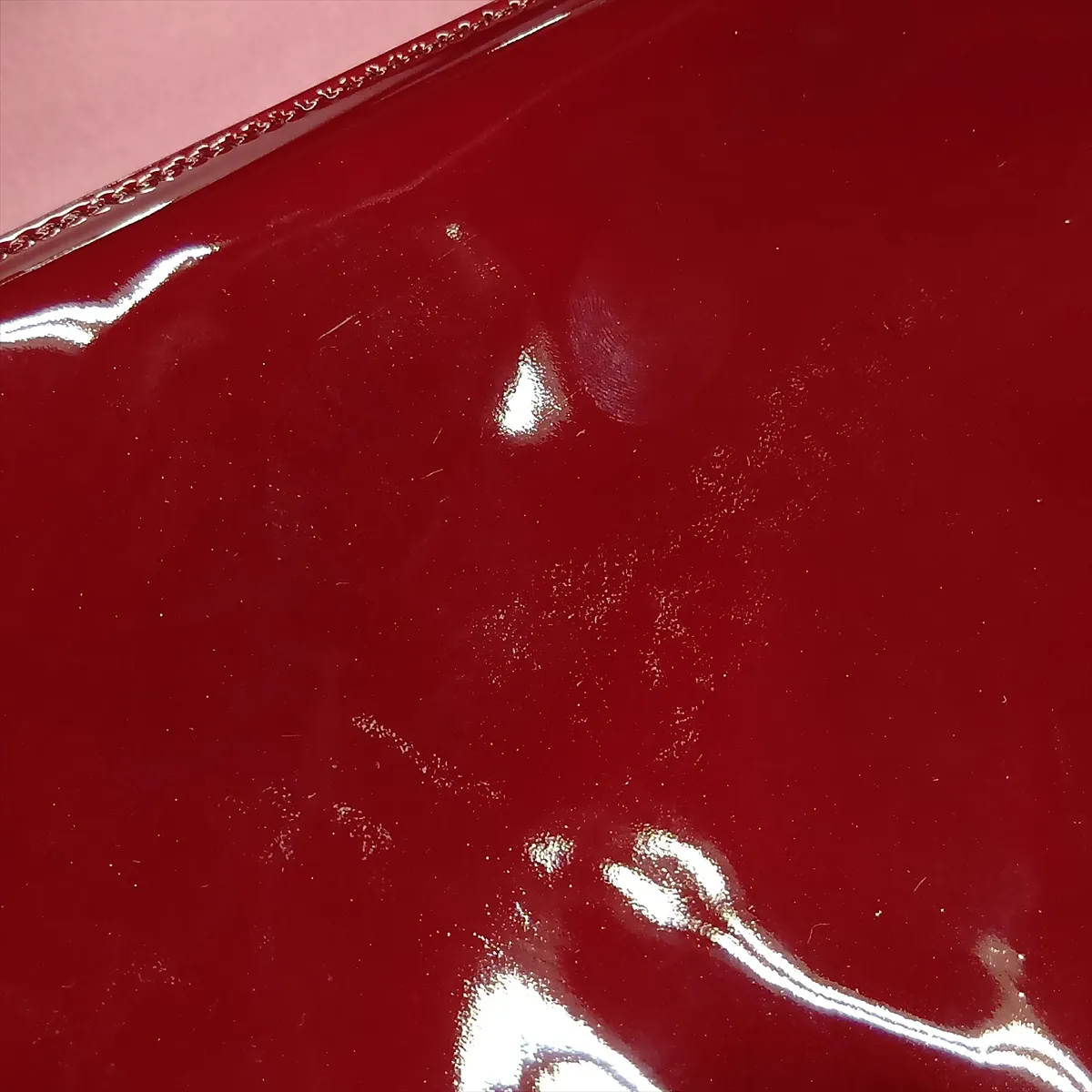 Boy Chanel 28 Large Patent Leather Chain Shoulder Bag, Red, Silver Hardware, 19613932, Serial Number 19-series, A92193 — view 12