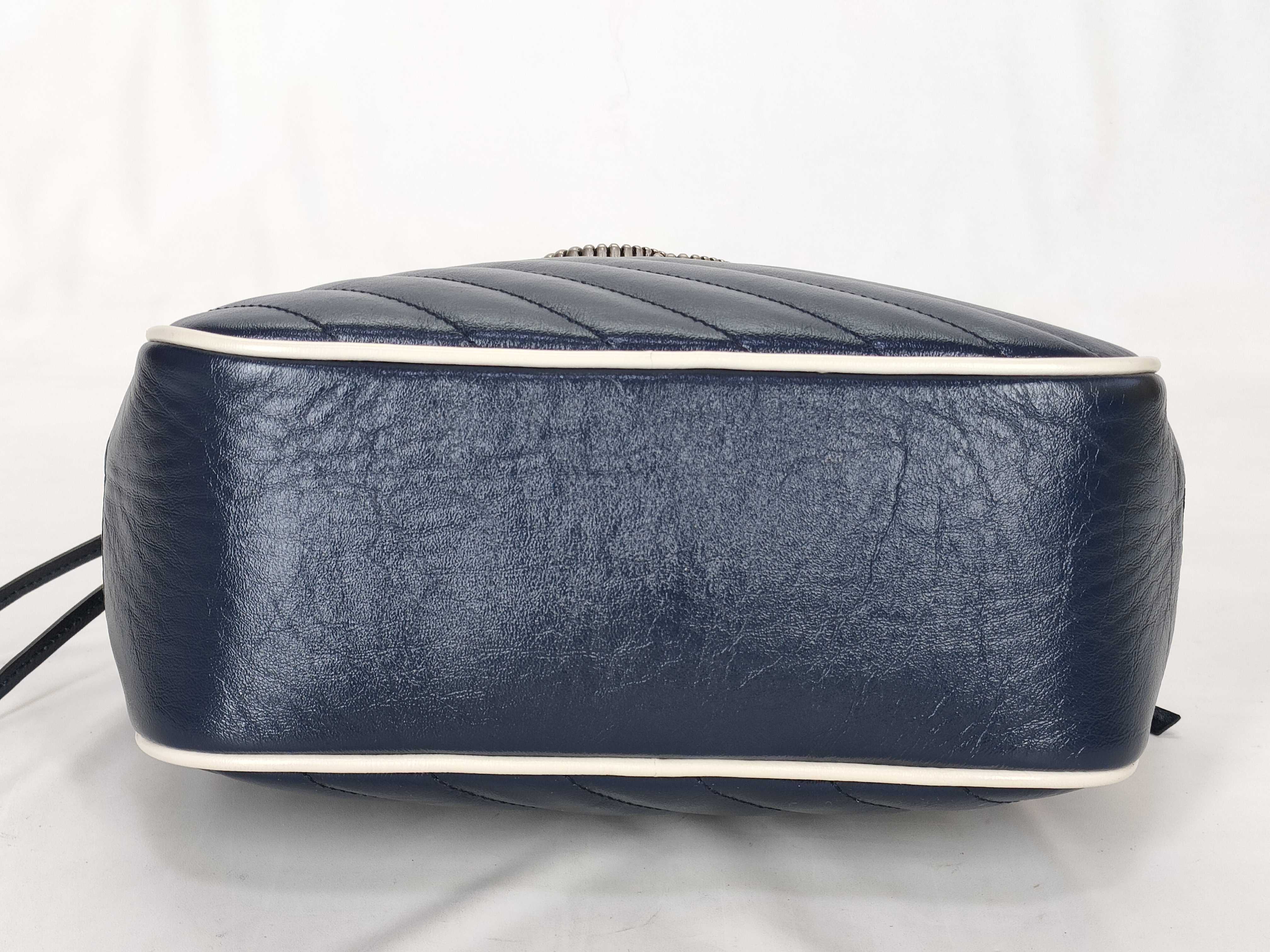 Bamboo ID-Cowskin Marmont Camera 22cm Shoulder Bag SHW Handbag — view 9