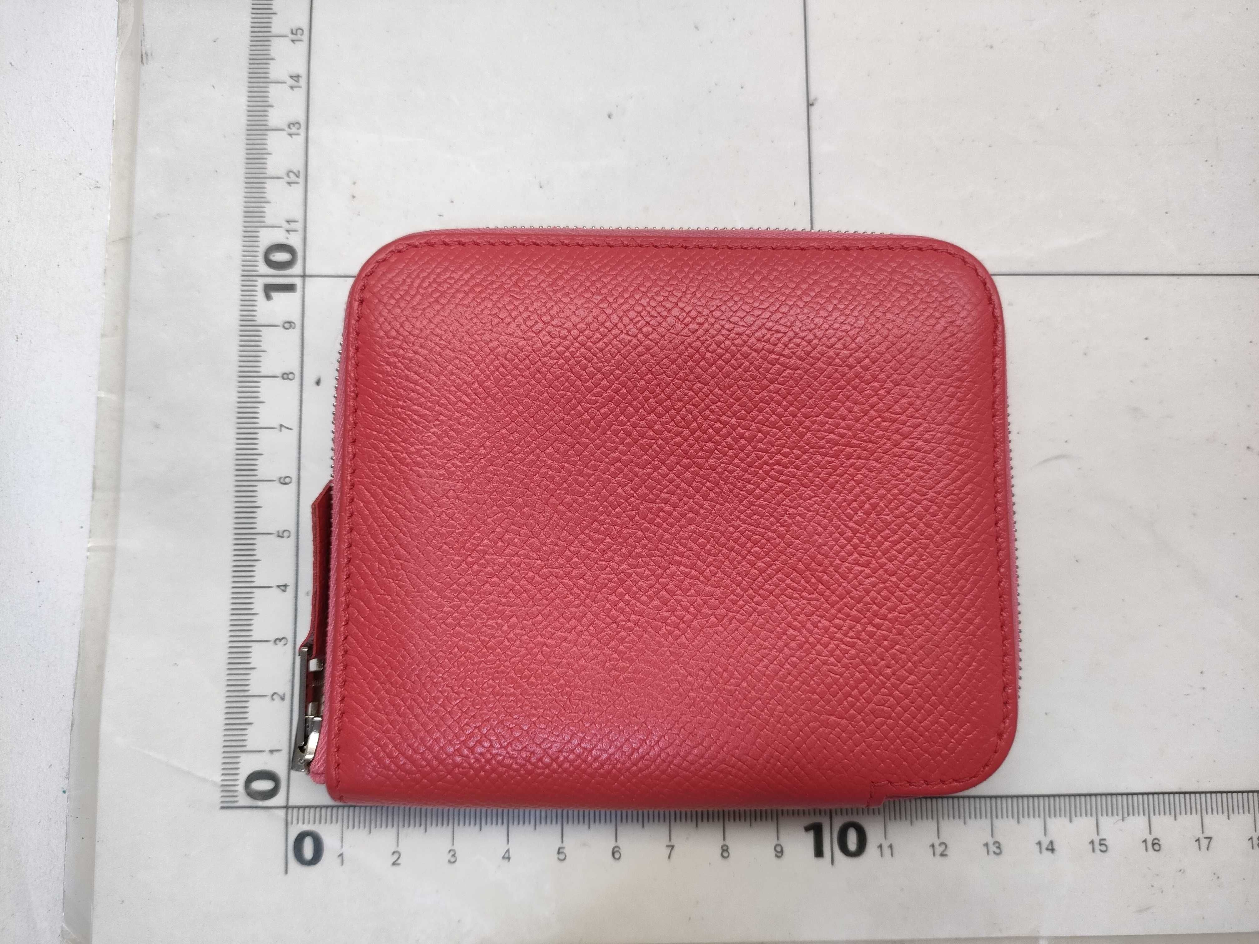 Azap Silk In Compact Wallet Pink C Stamp Coin Case — view 2