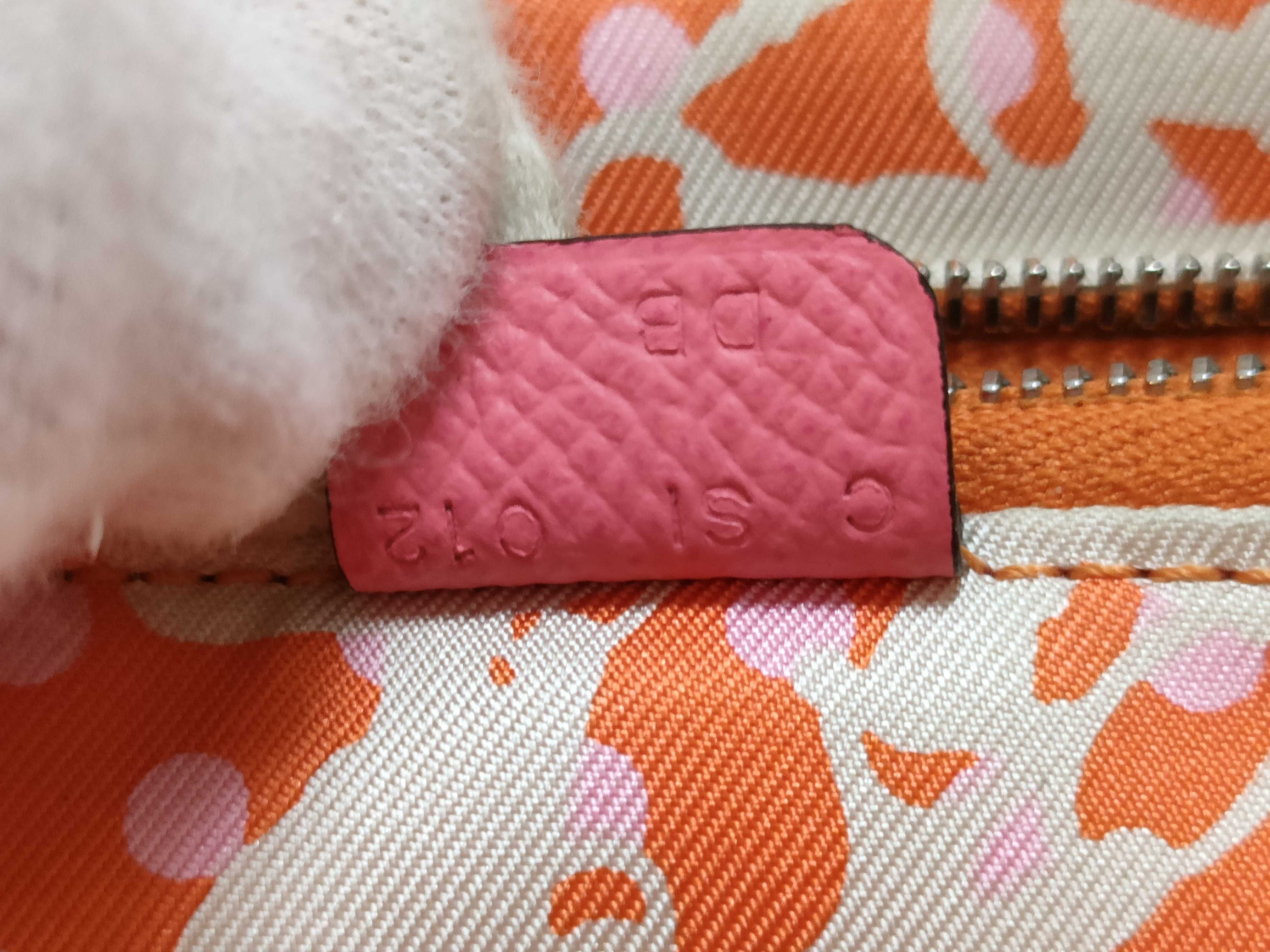 Azap Silk In Compact Wallet Pink C Stamp Coin Case — view 14