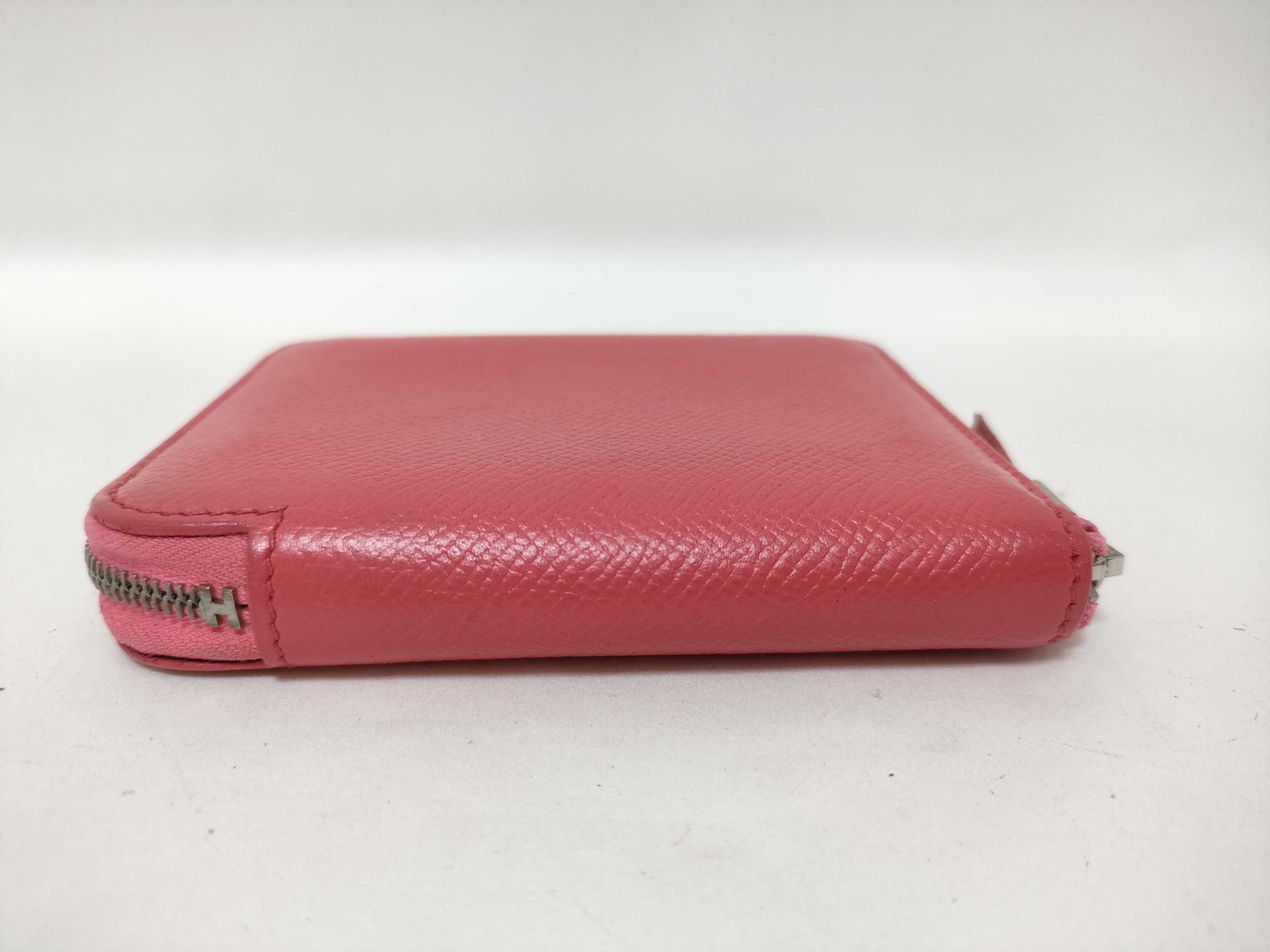Azap Silk In Compact Wallet Pink C Stamp Coin Case — view 5