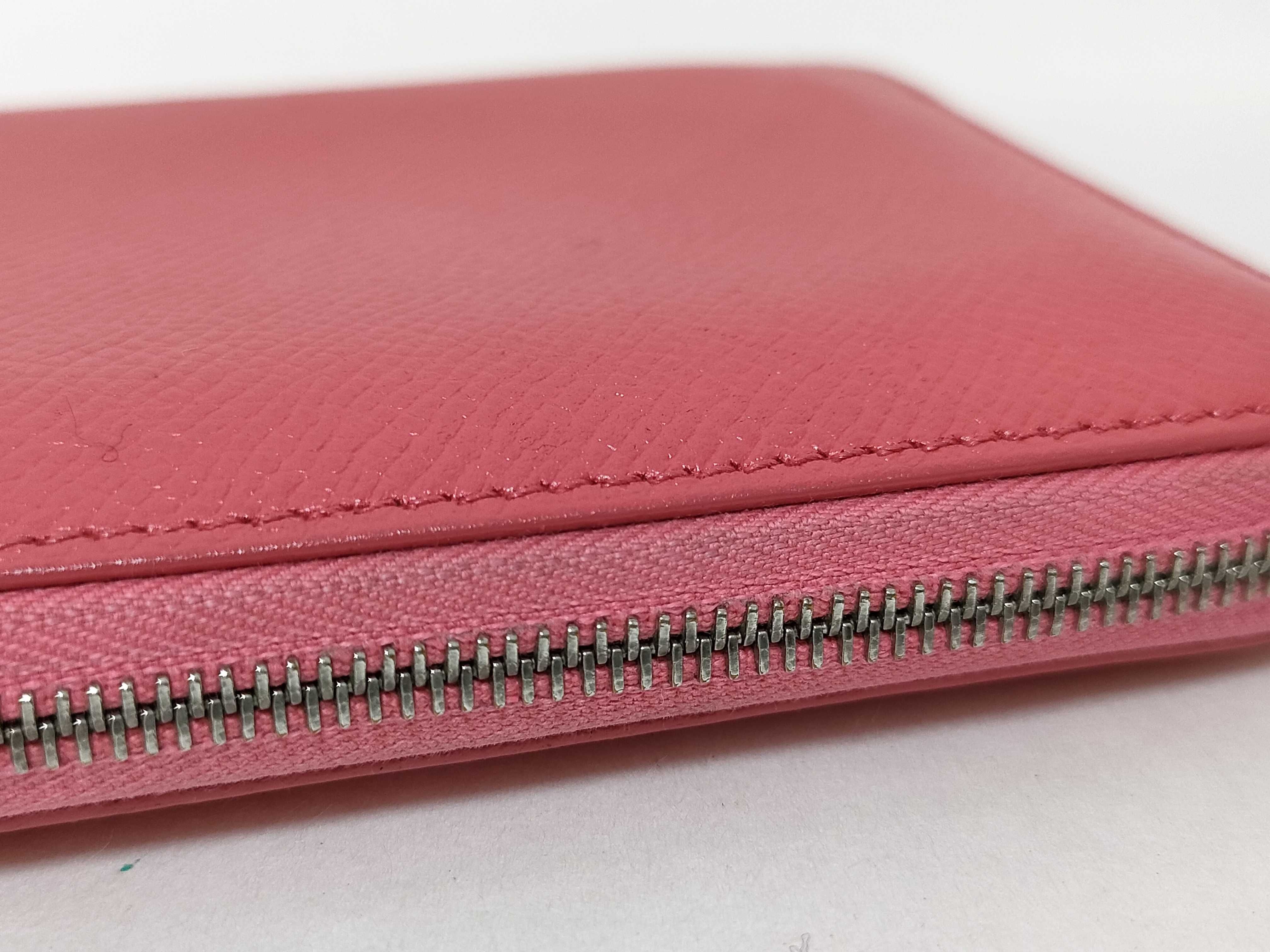 Azap Silk In Compact Wallet Pink C Stamp Coin Case — view 7